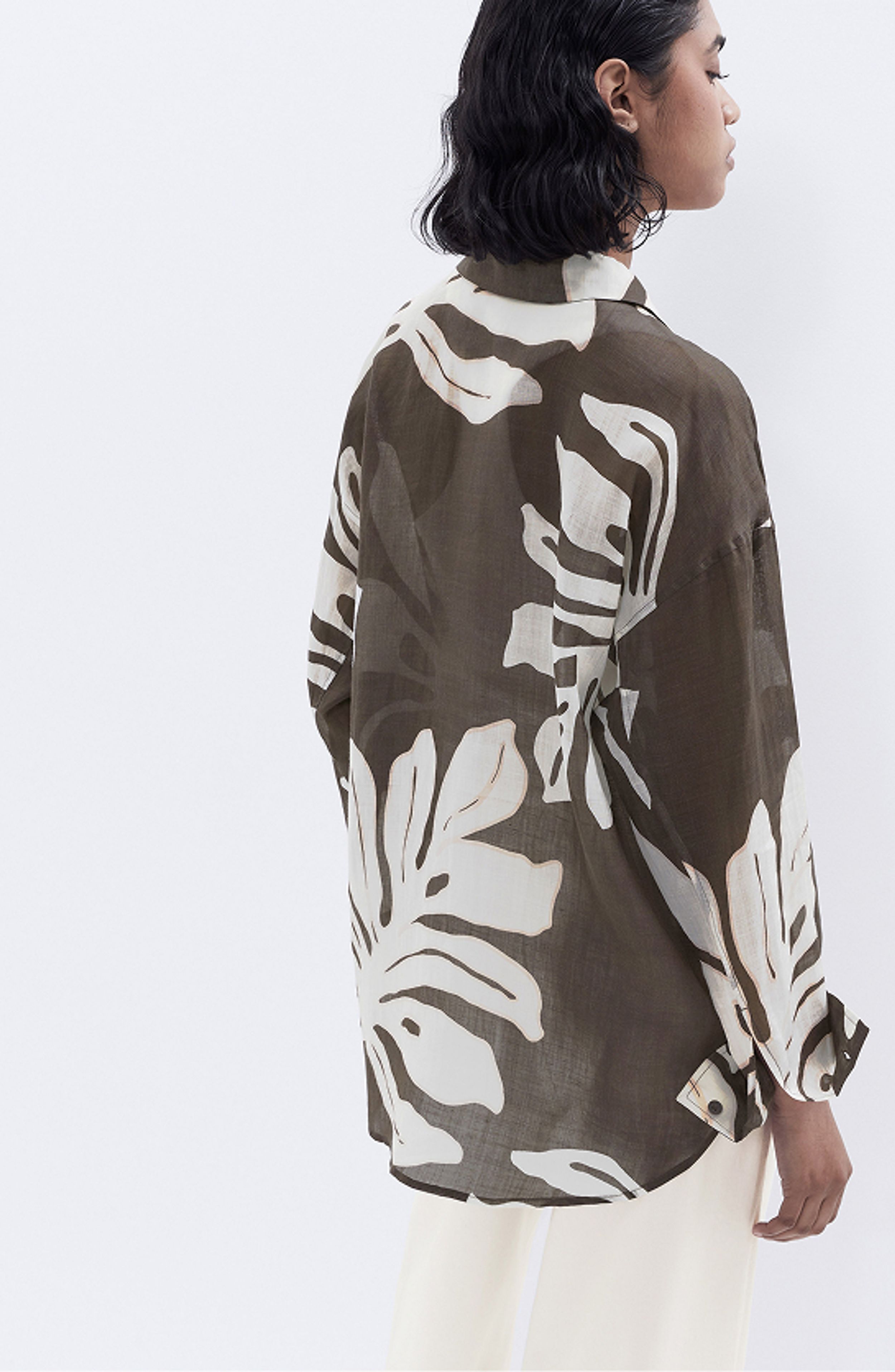 Oversized Ramie Shirt