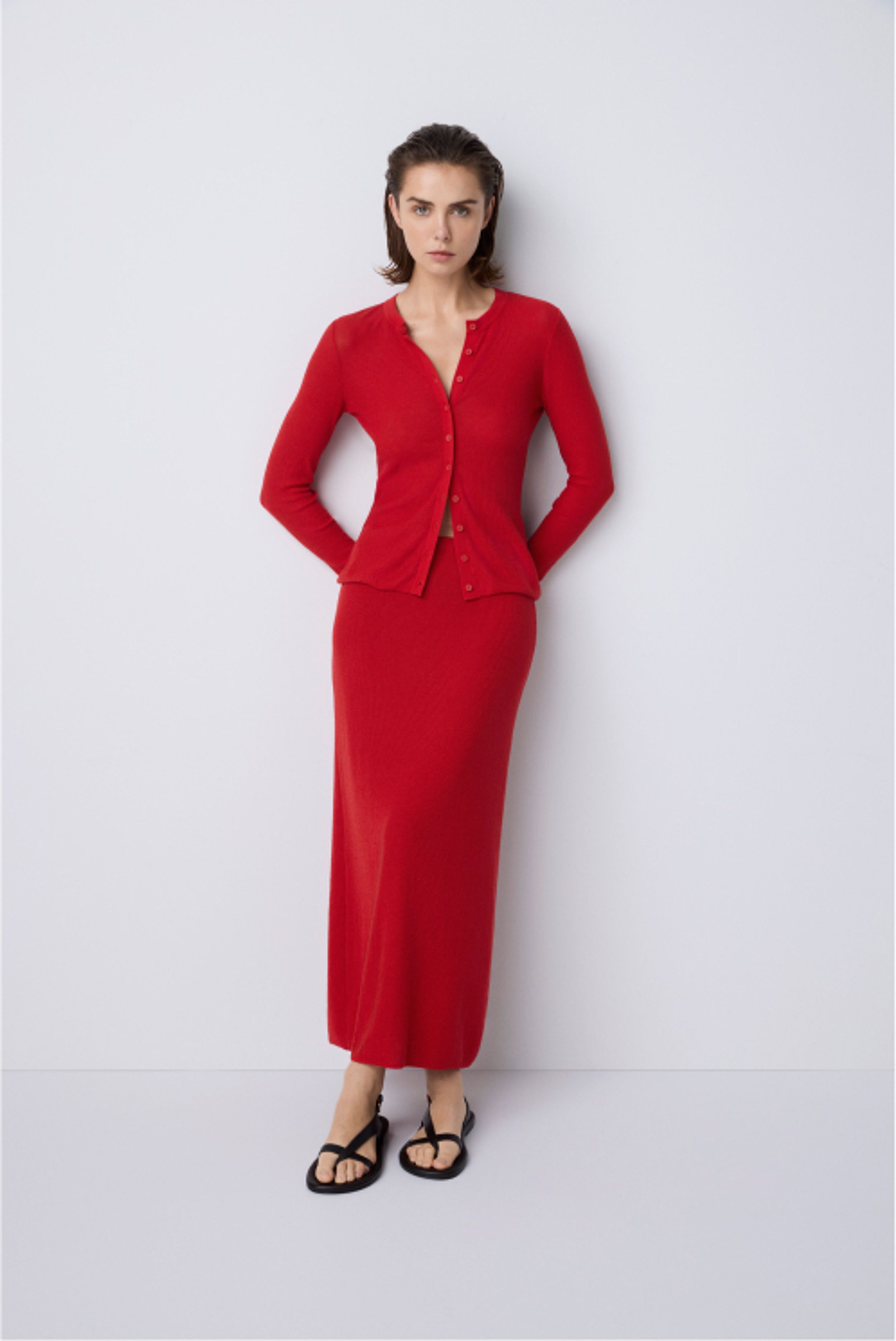 Button Through Knitted Top