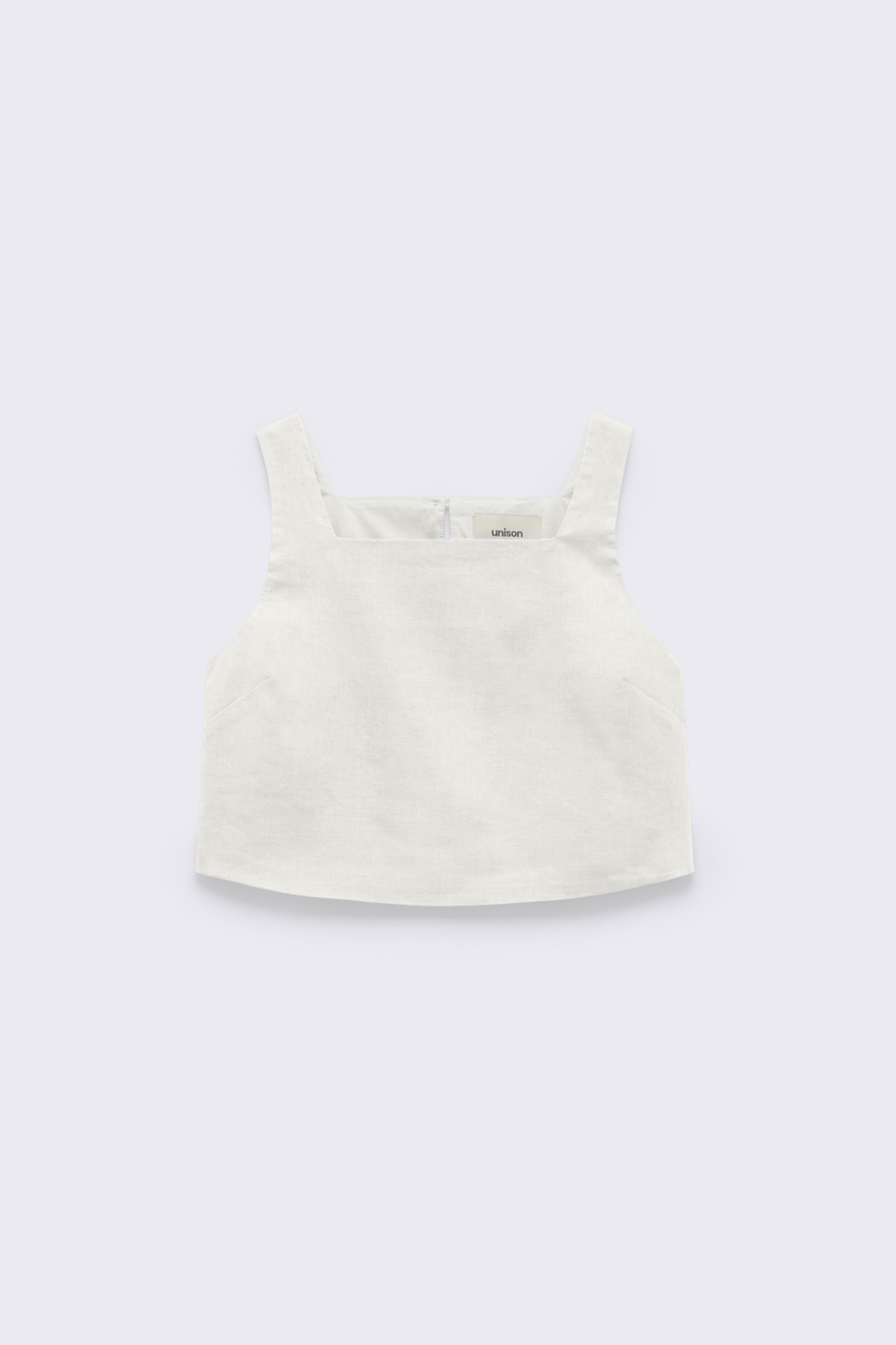 Sleeveless Linen Top