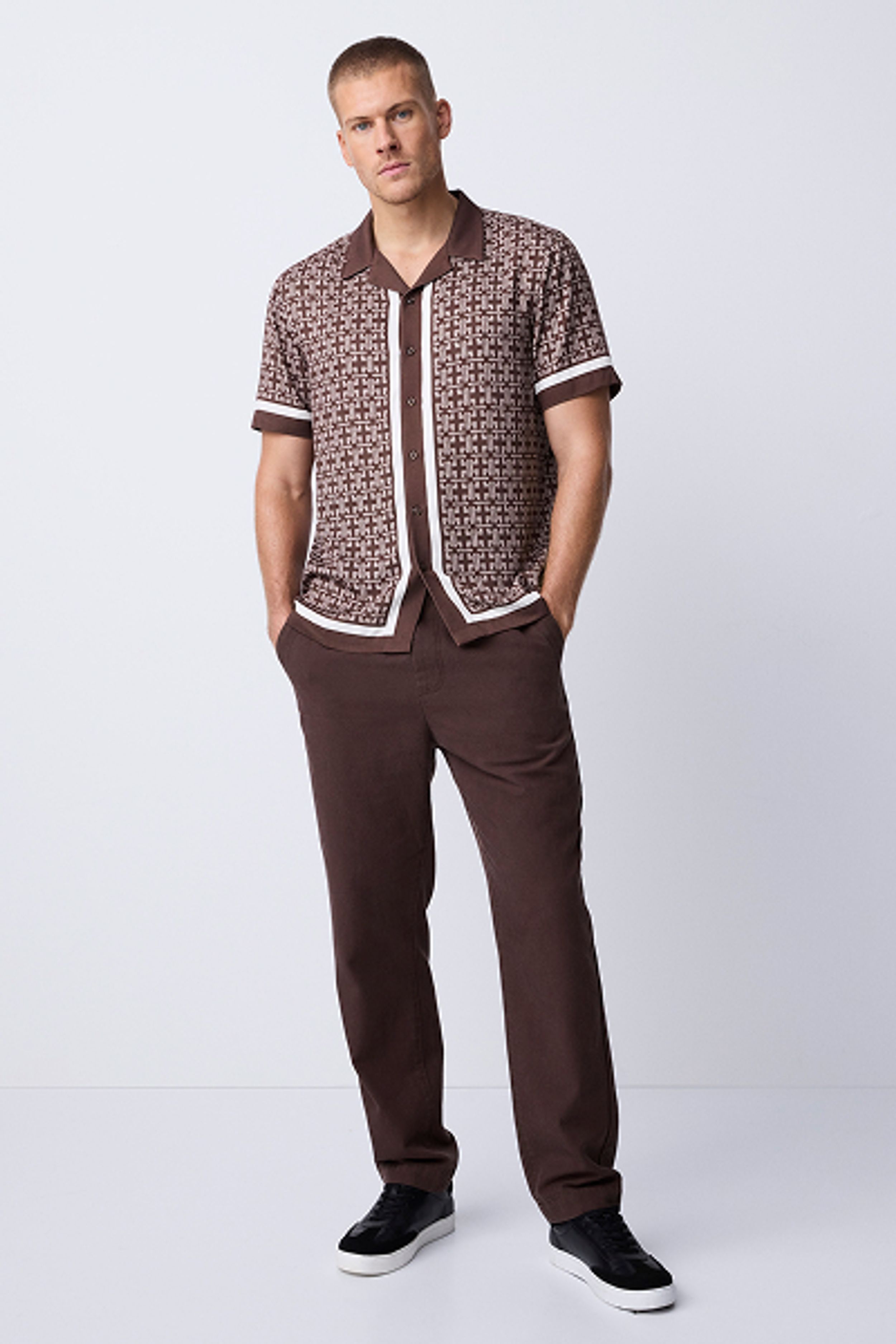 Geo S/S Regular Fit Shirt