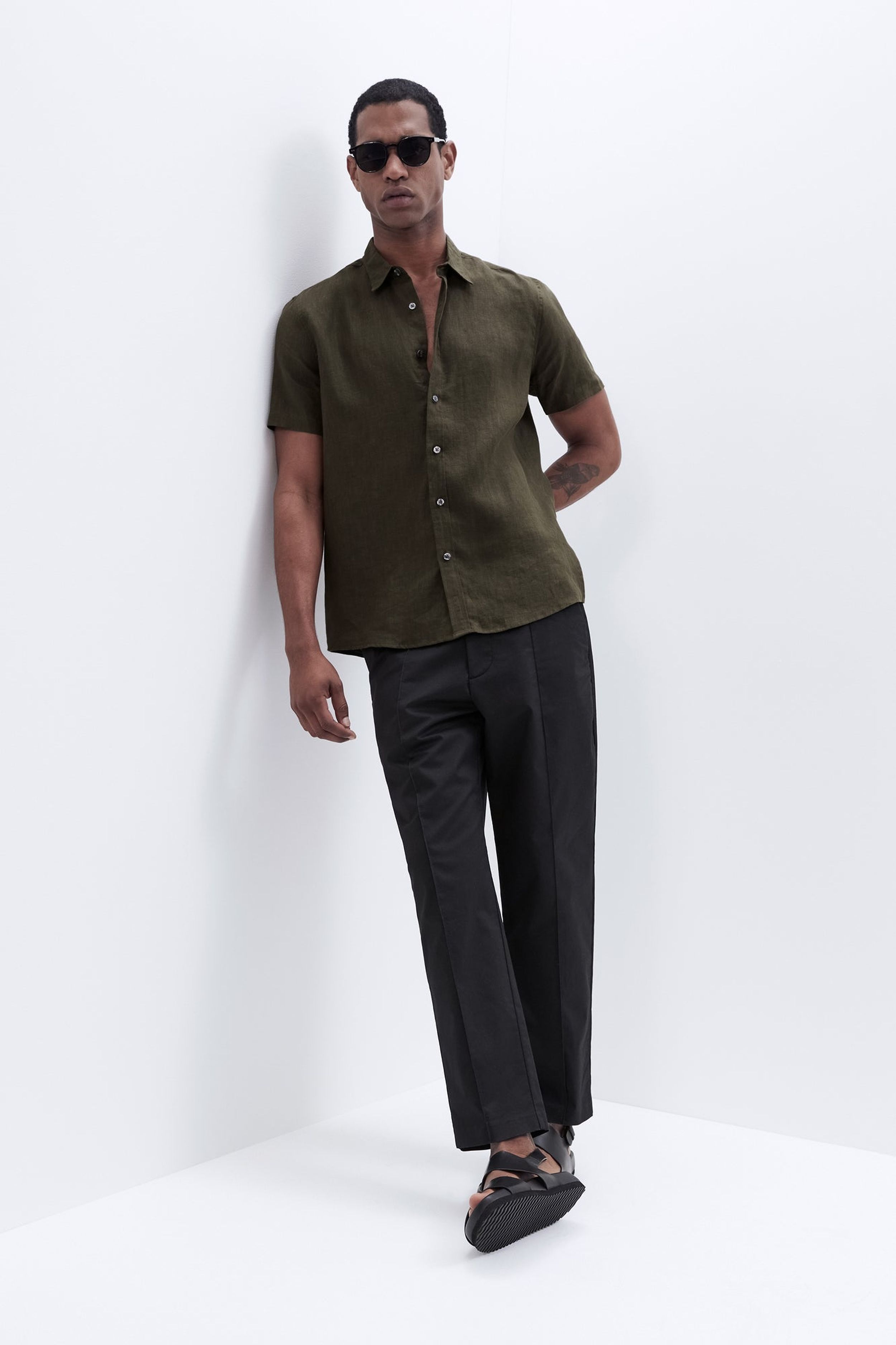 Linen S/S Regular Fit Shirt