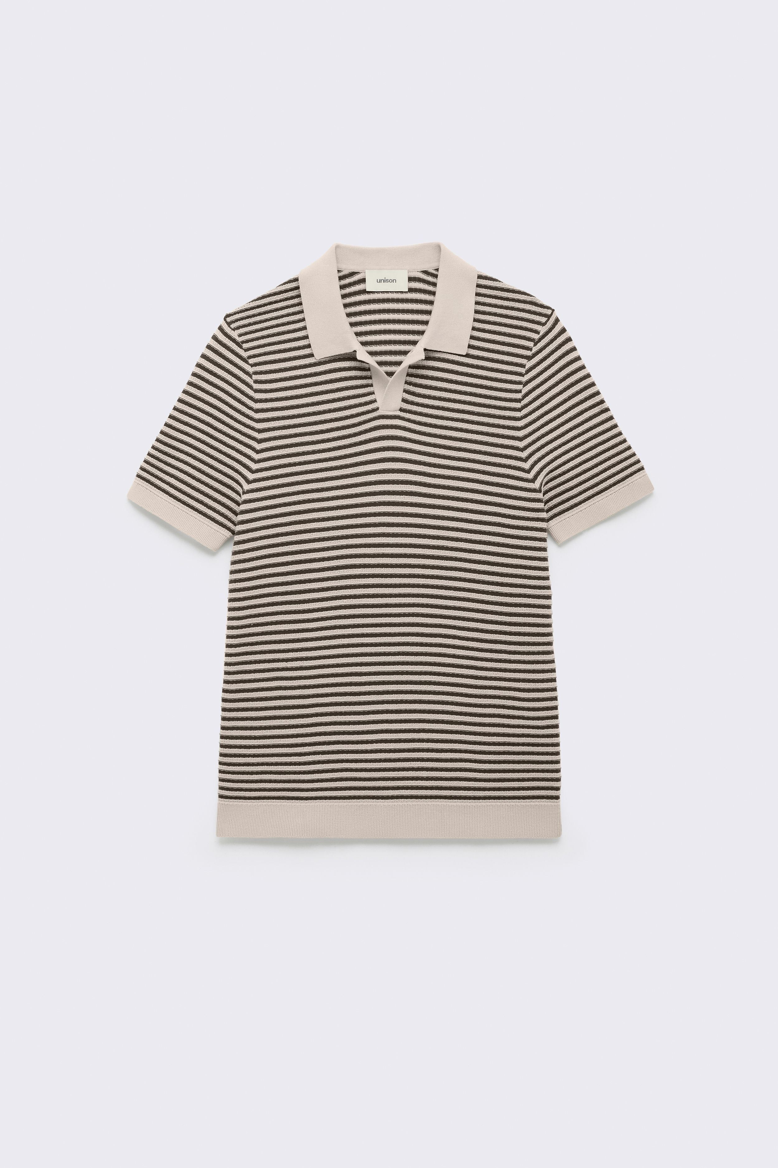 Pointelle Stitch Knit Polo