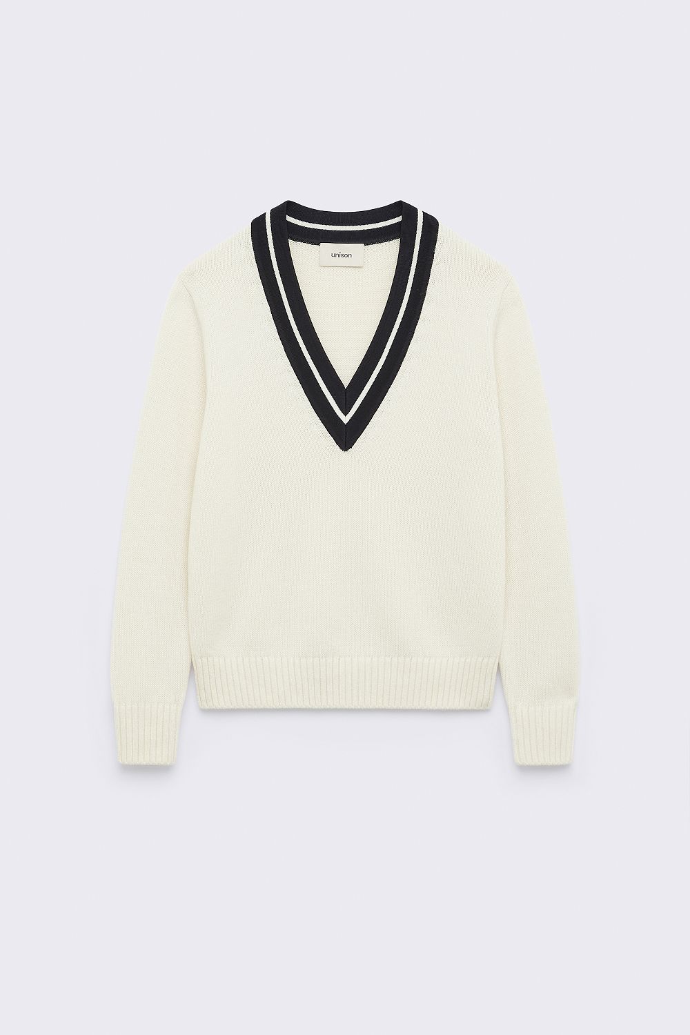 Sporty V Neck Knit