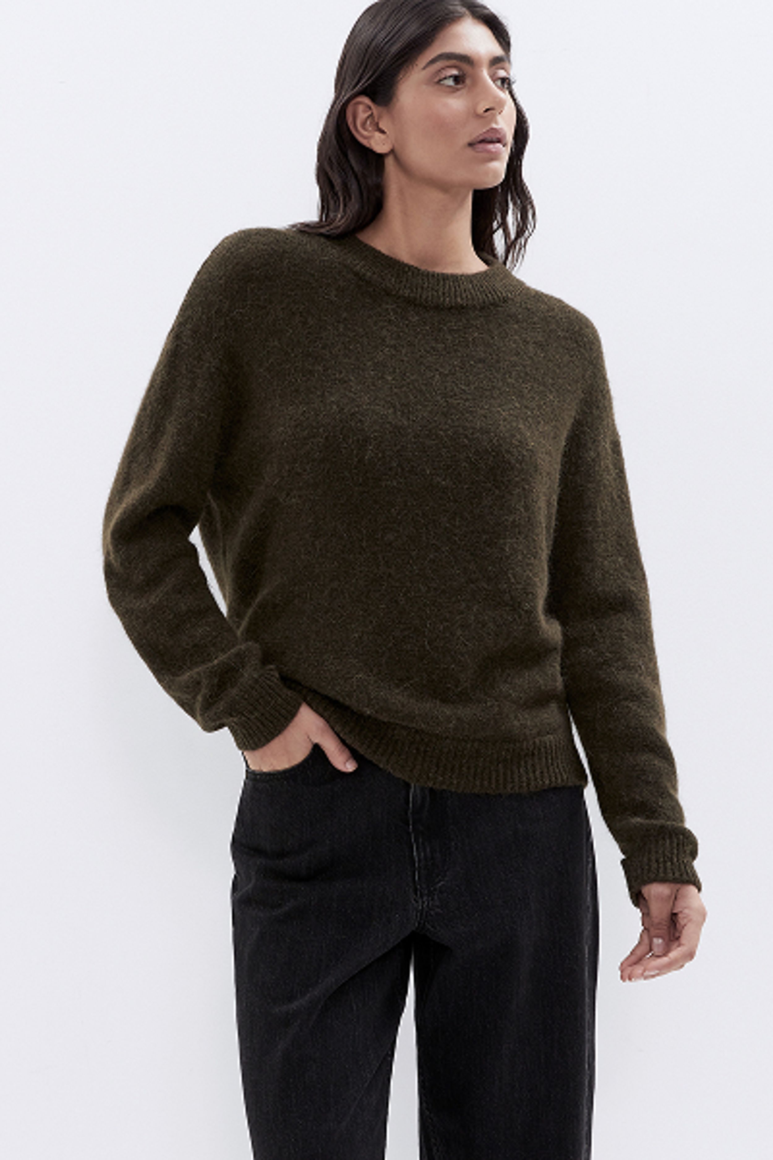 Lofty Crew Neck Knit