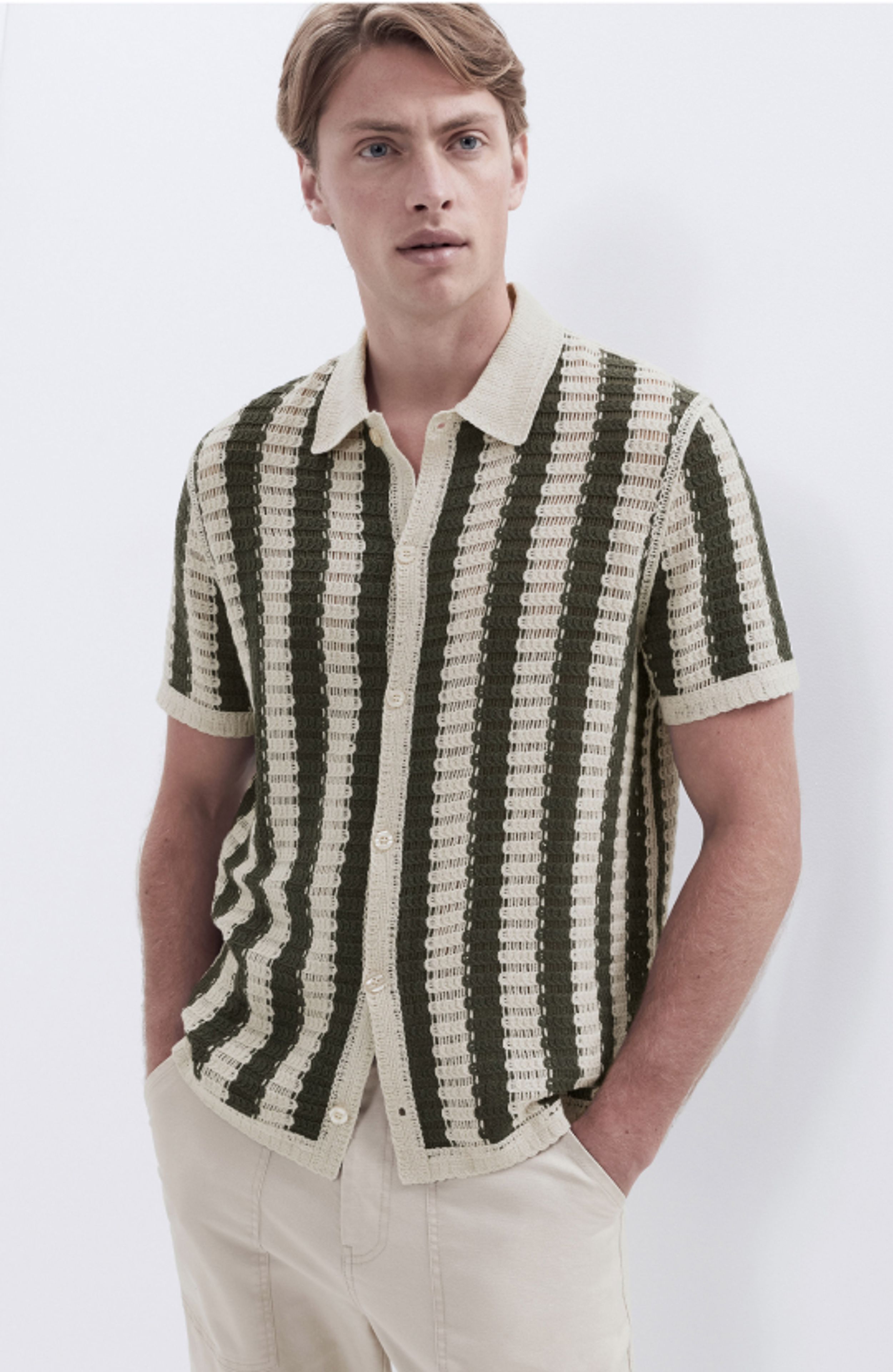 Crochet Stitch Button Thru