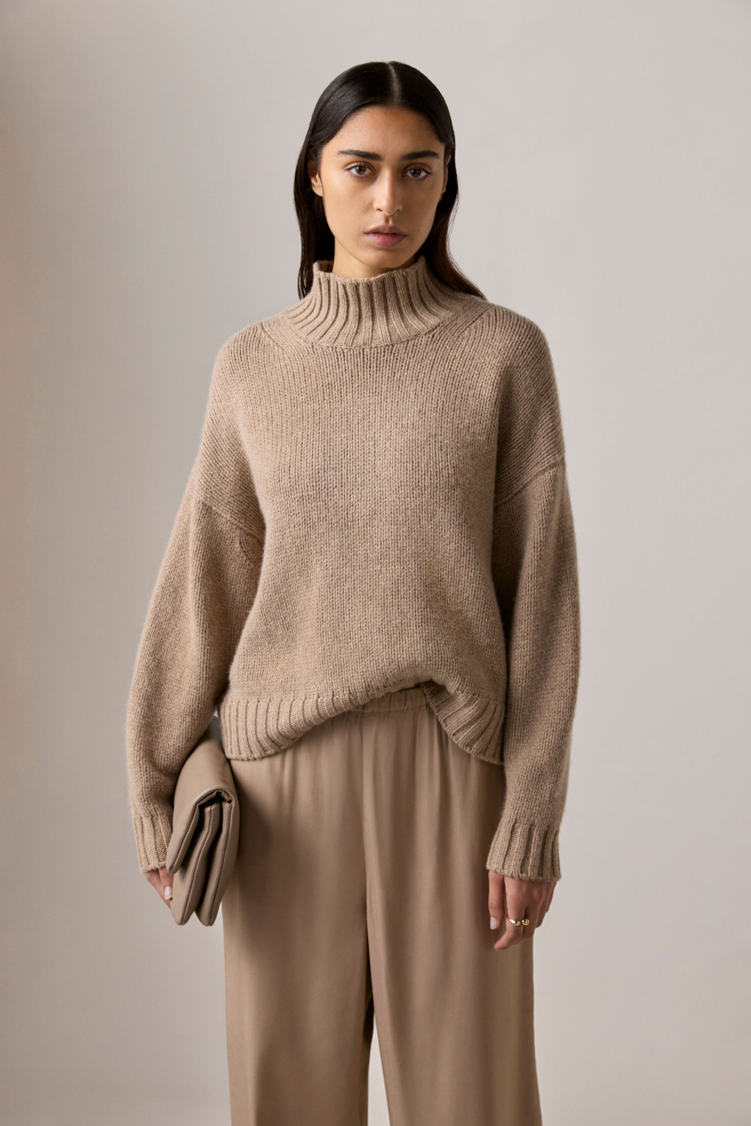 High Neck Knit