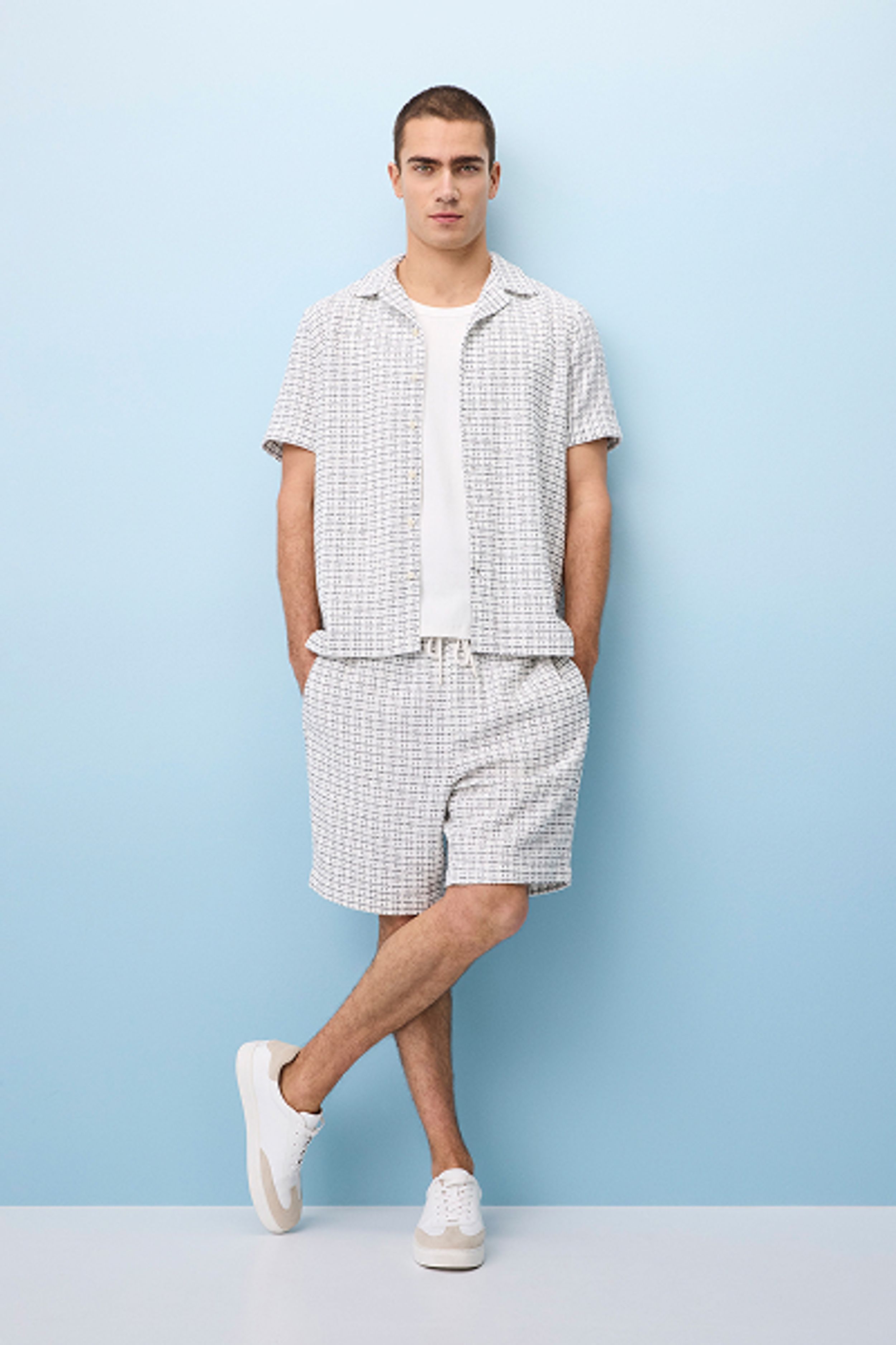 Cross Hatch Regular Fit Shirt