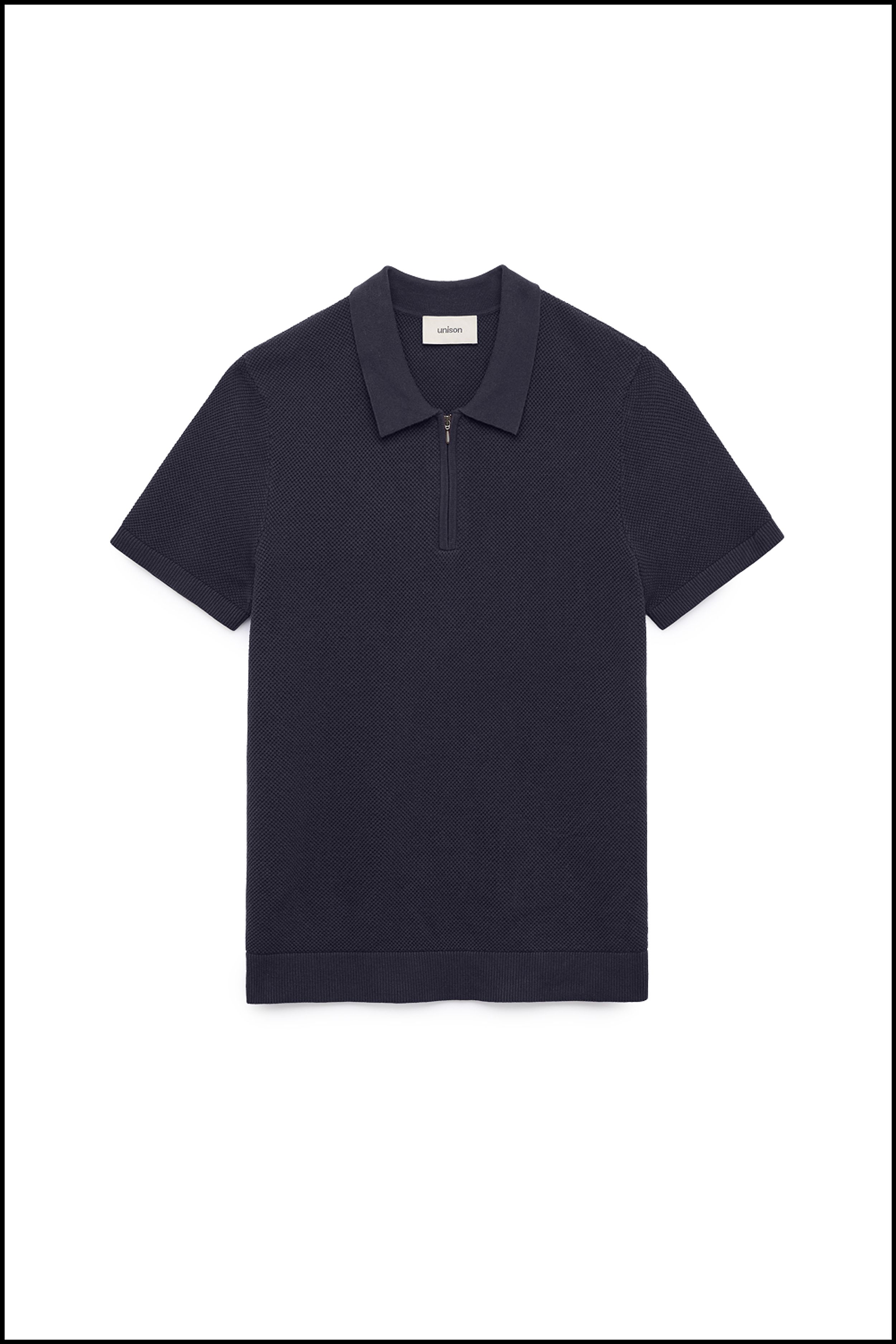 Zip Knit Polo