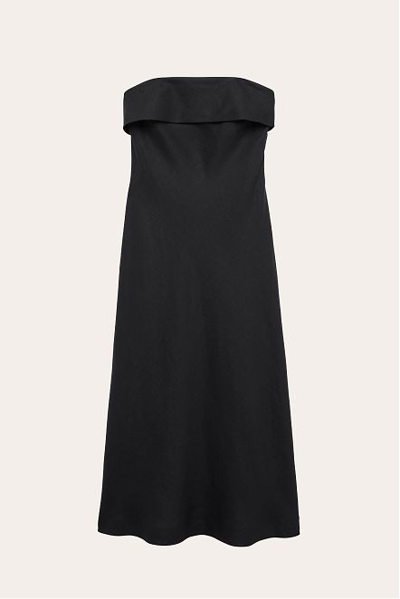 Strapless Midi Dress