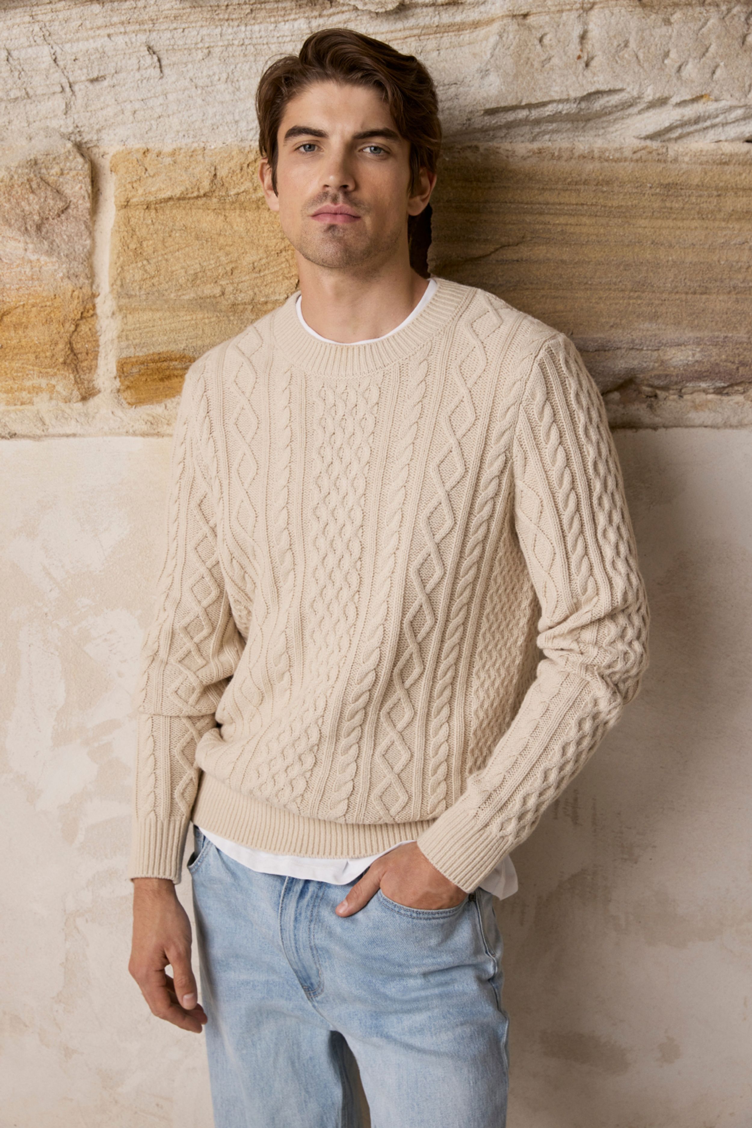 Cable Crew Knit