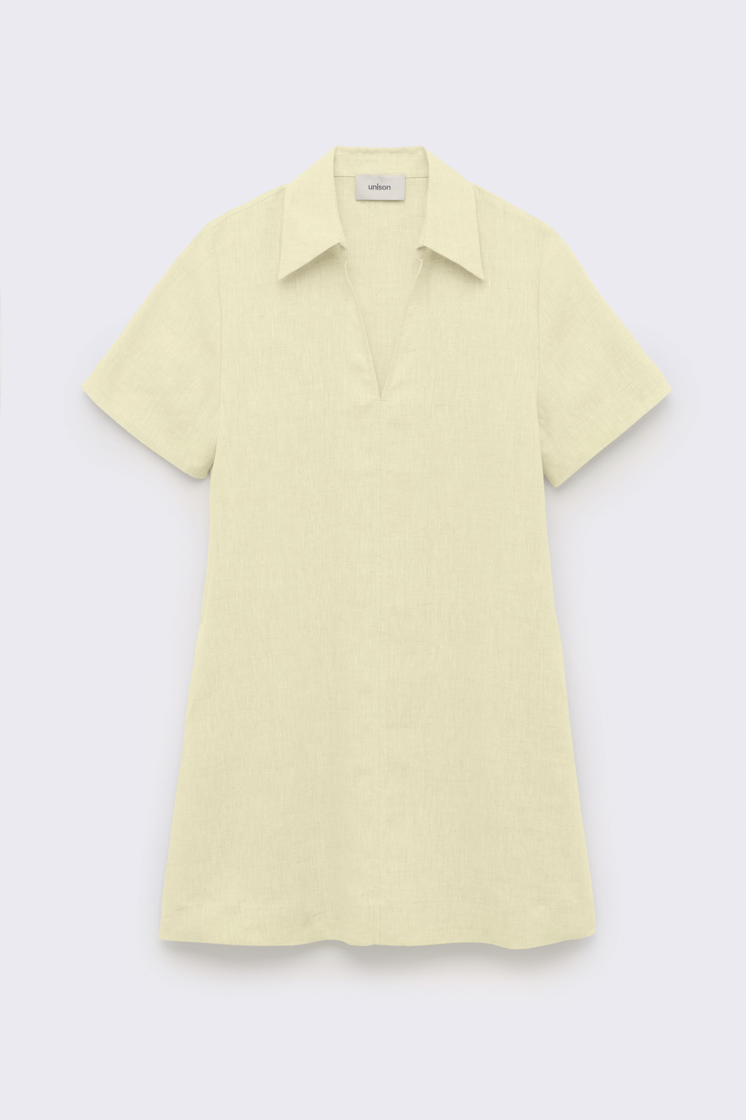 Collared Linen Dress