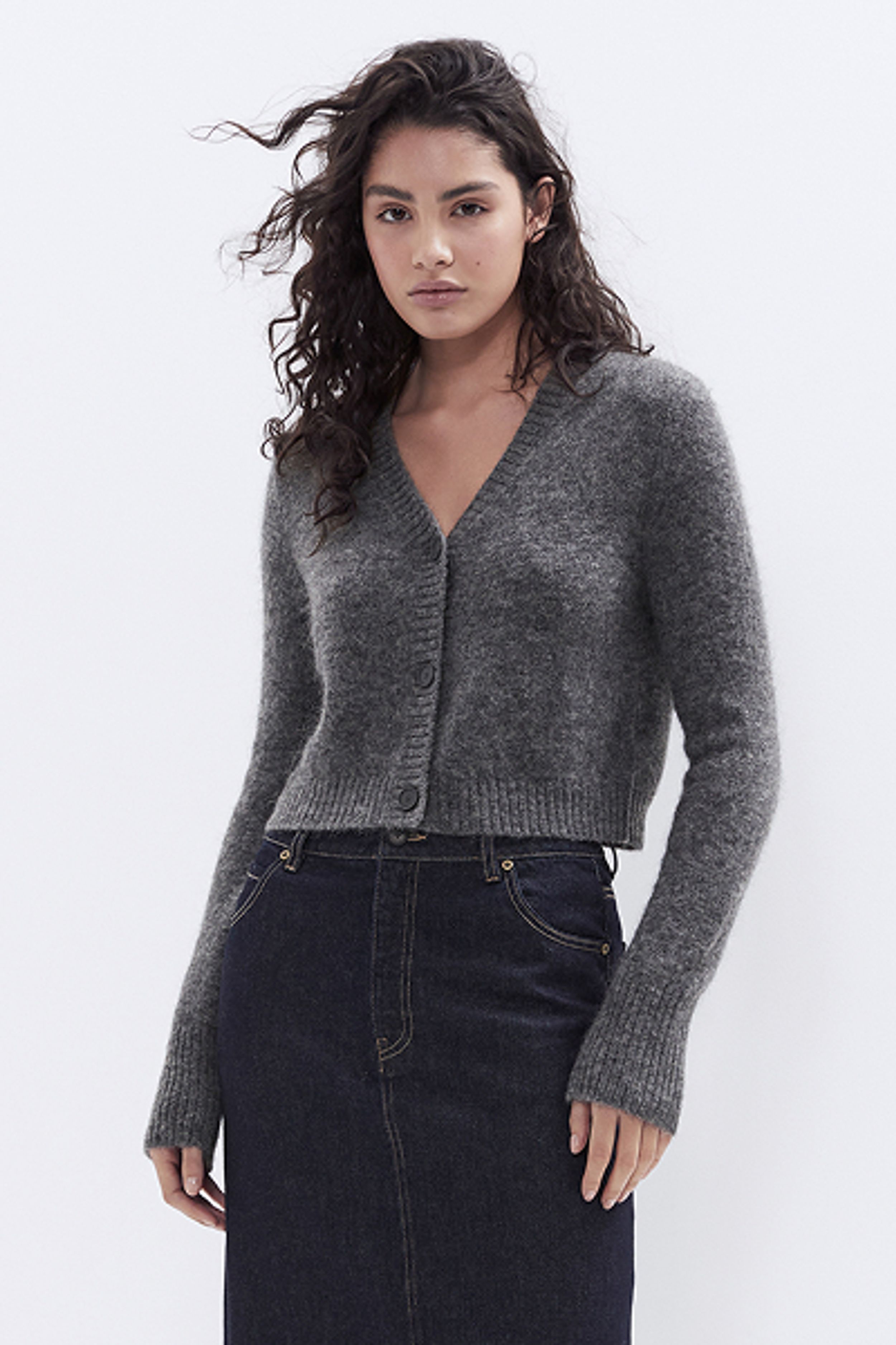 Lofty Cropped Cardigan