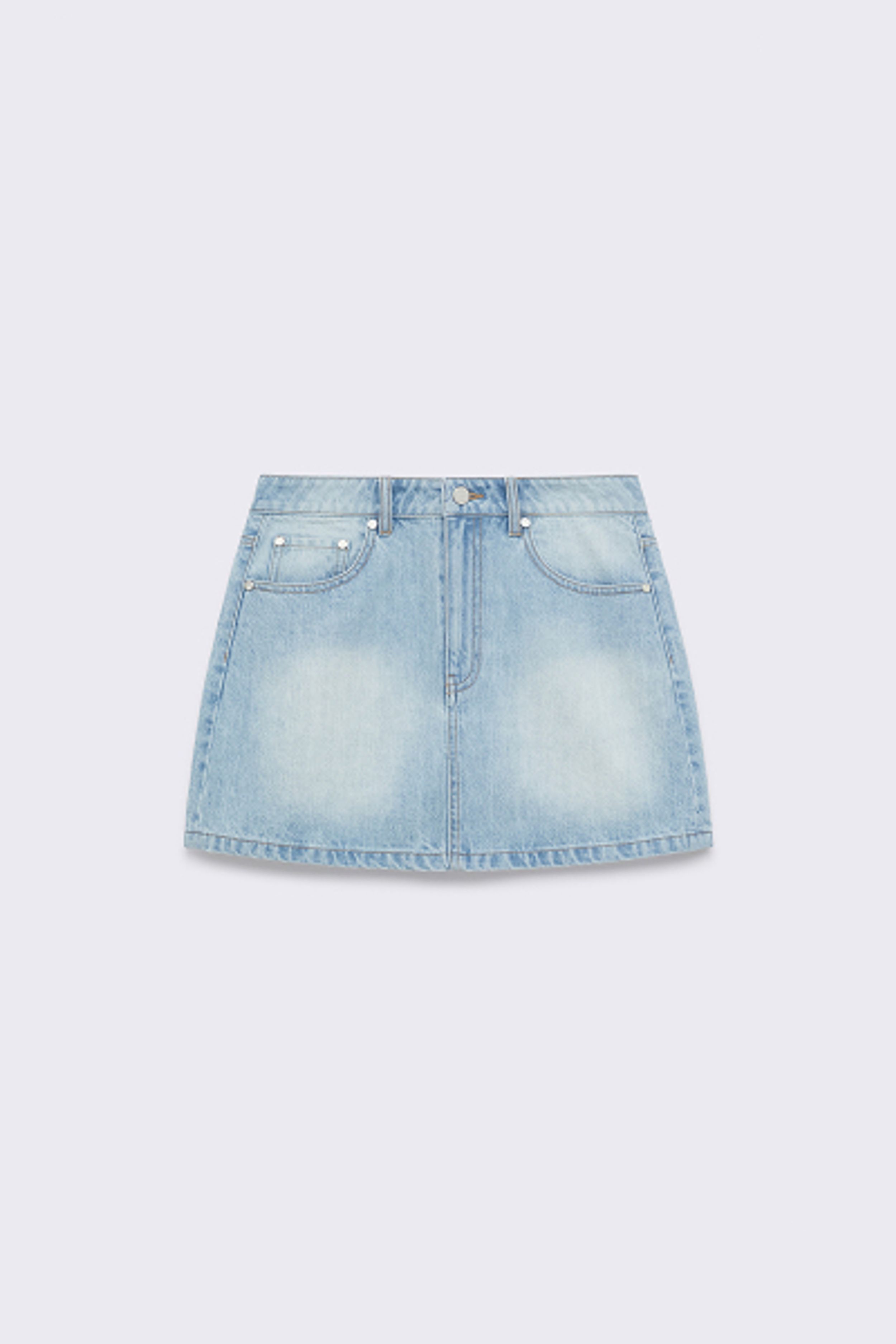 Denim Mini Skirt