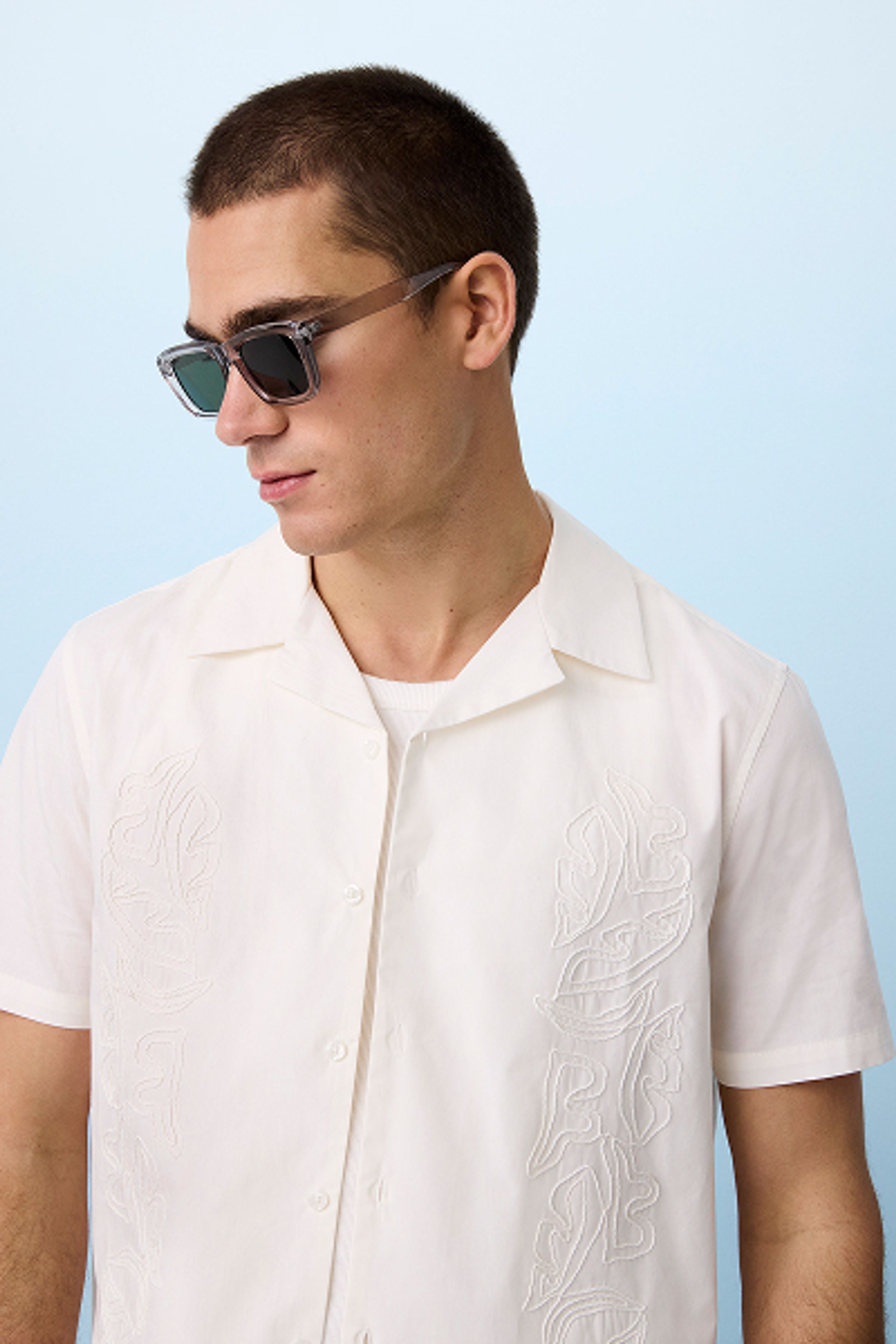 Embroidered Regular Fit Shirt