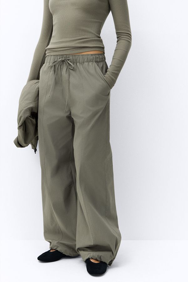 Cotton Blend Utility Pant