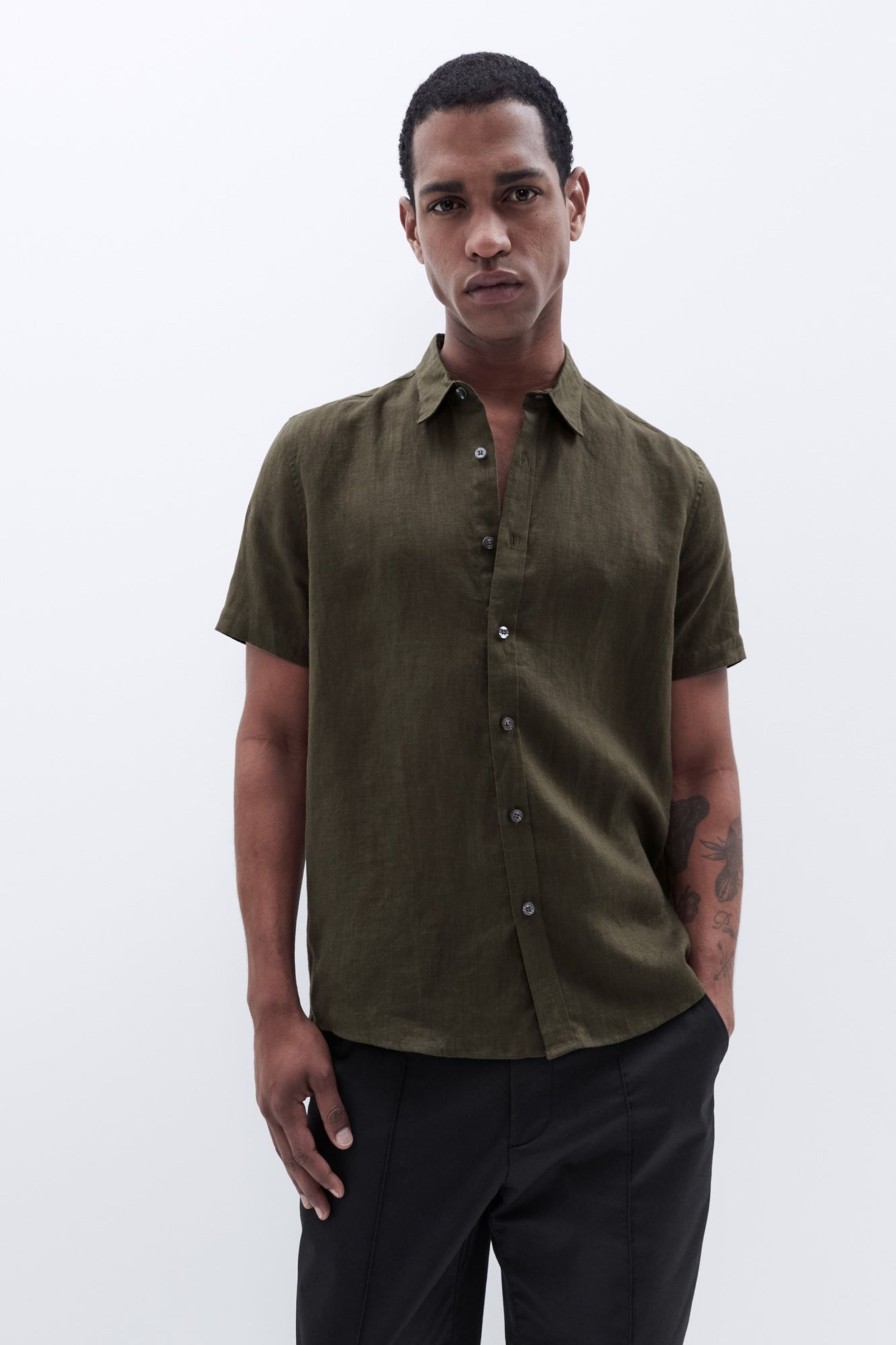 Linen S/S Regular Fit Shirt