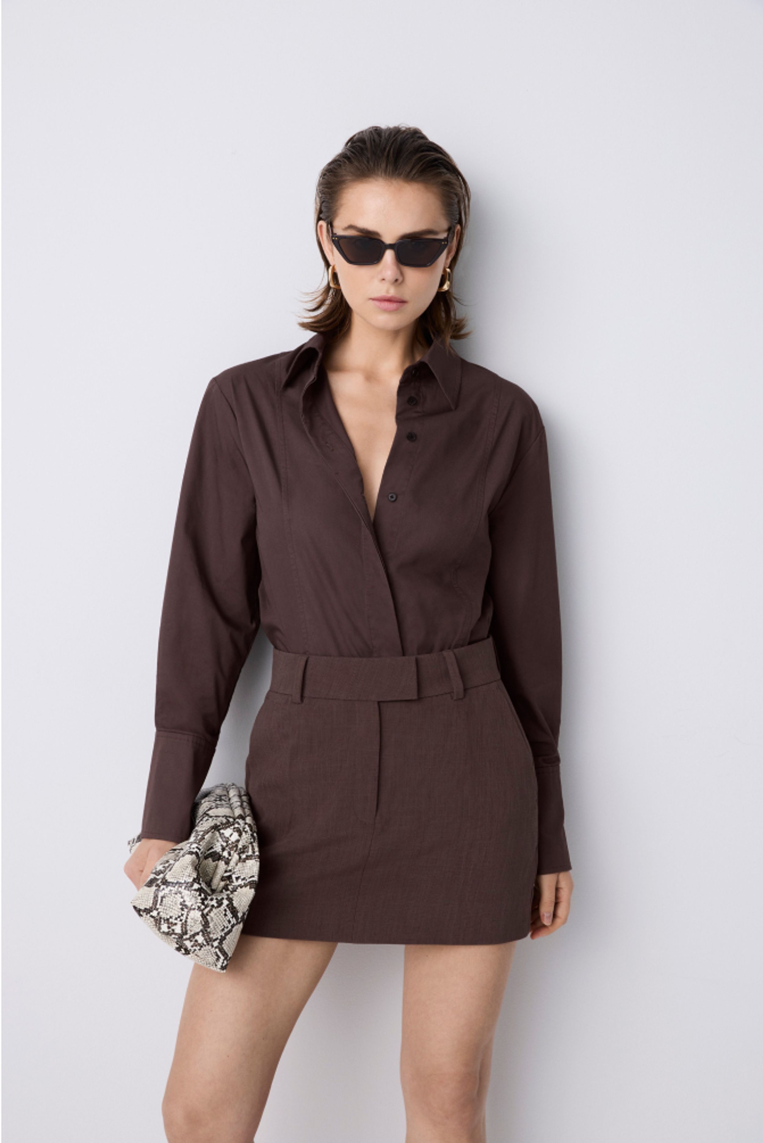 Tailored Mini Skirt