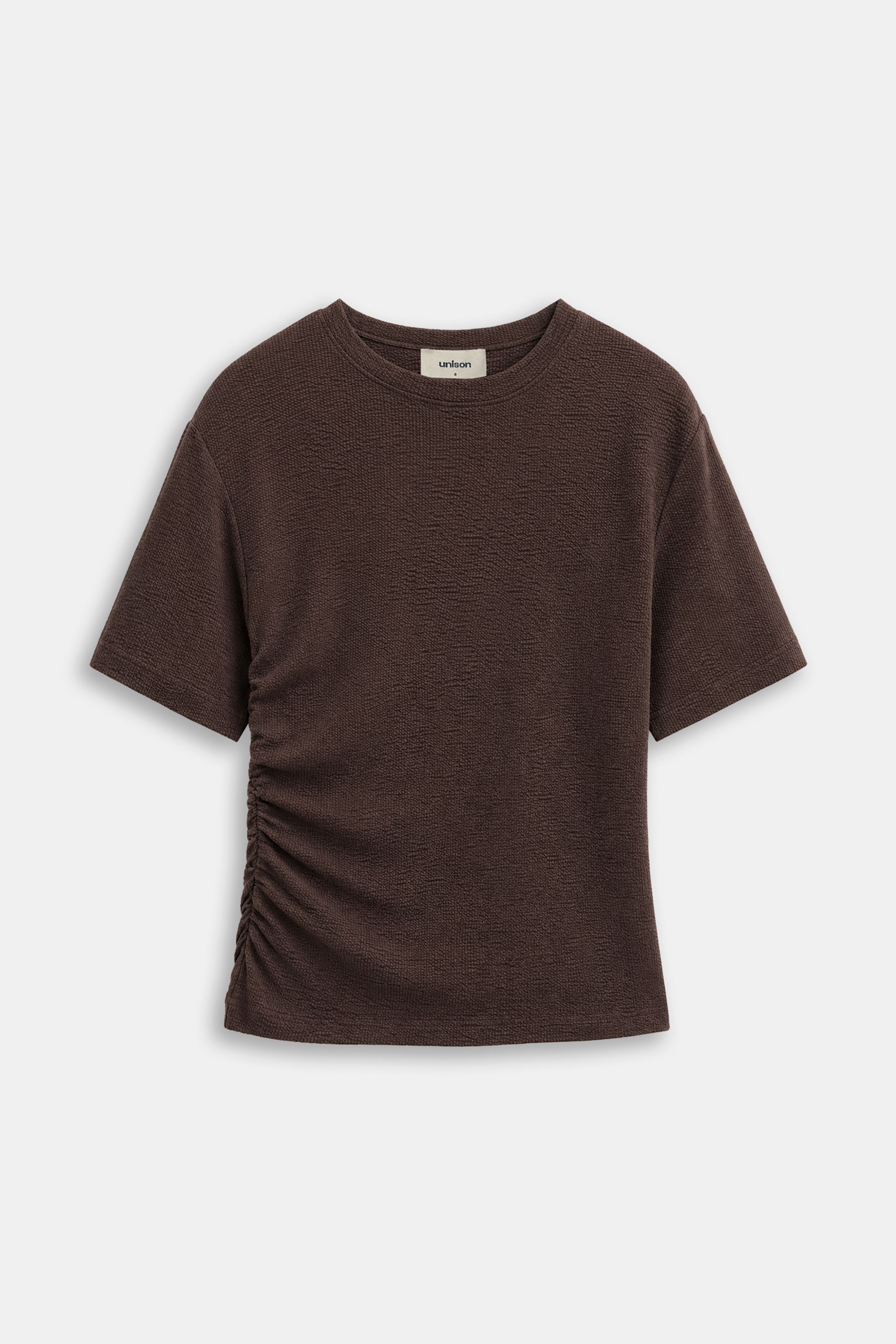 Textured Tuck Detail Tee