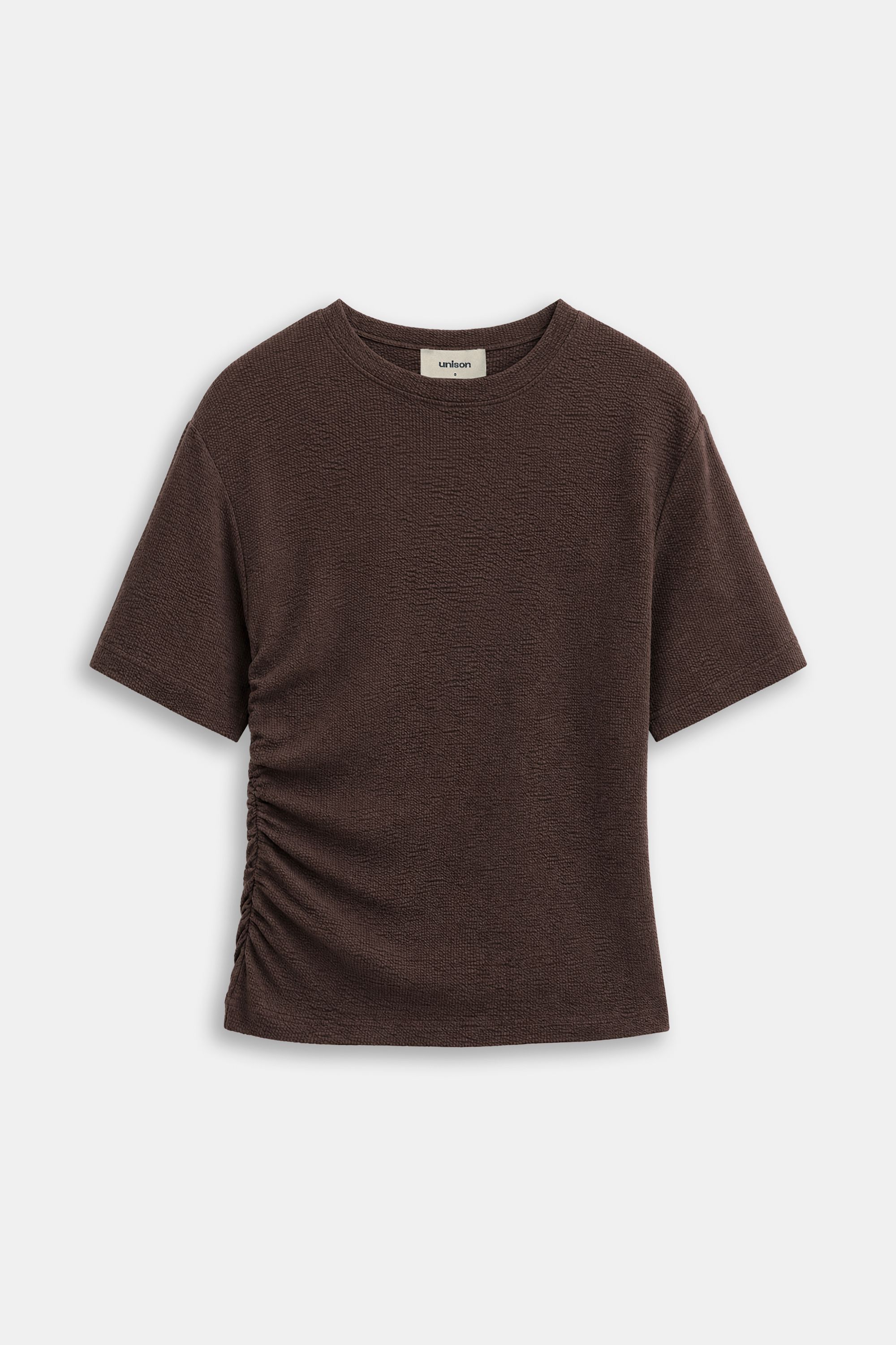 Textured Tuck Detail Tee