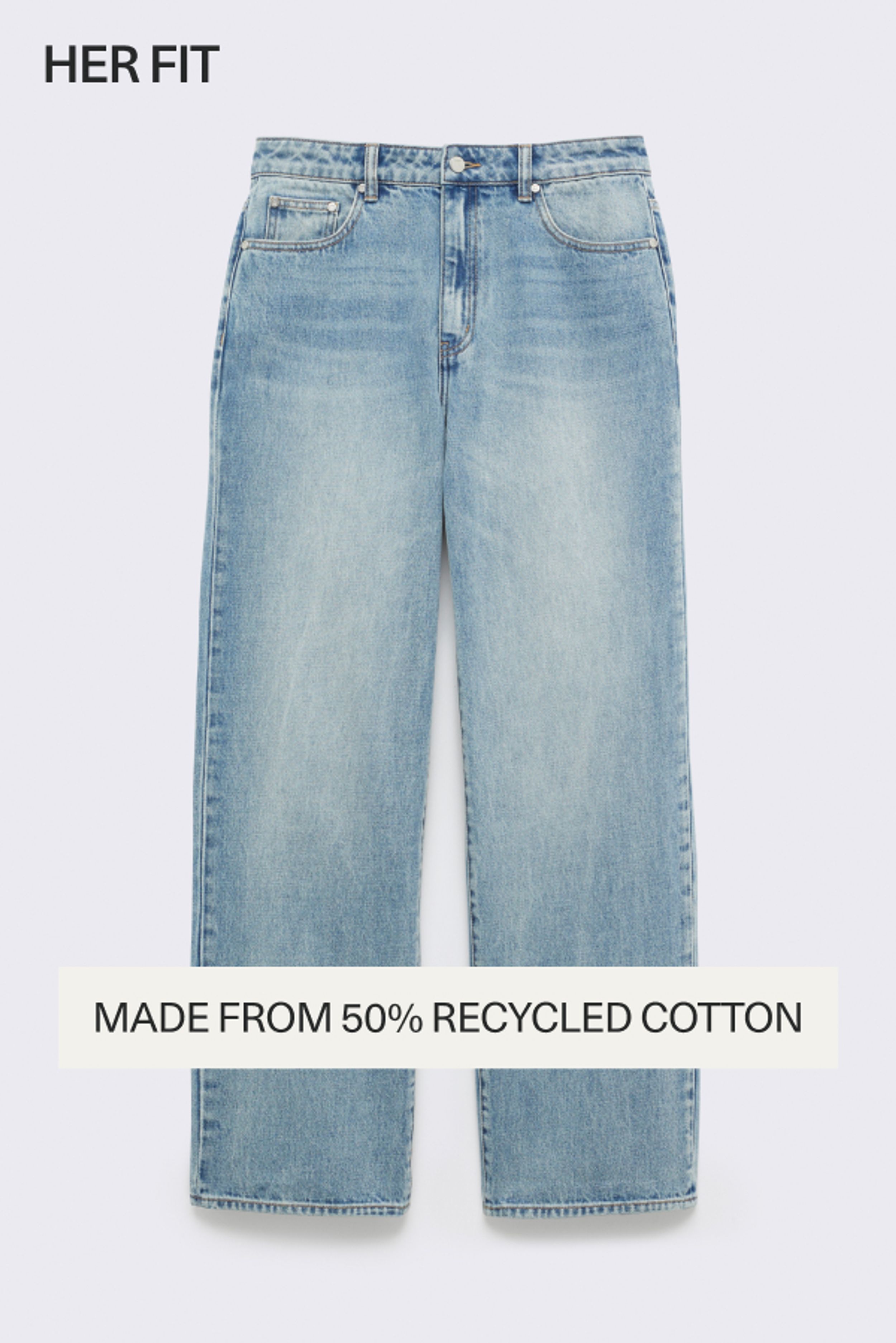 Relaxed Straight Fit Jean
