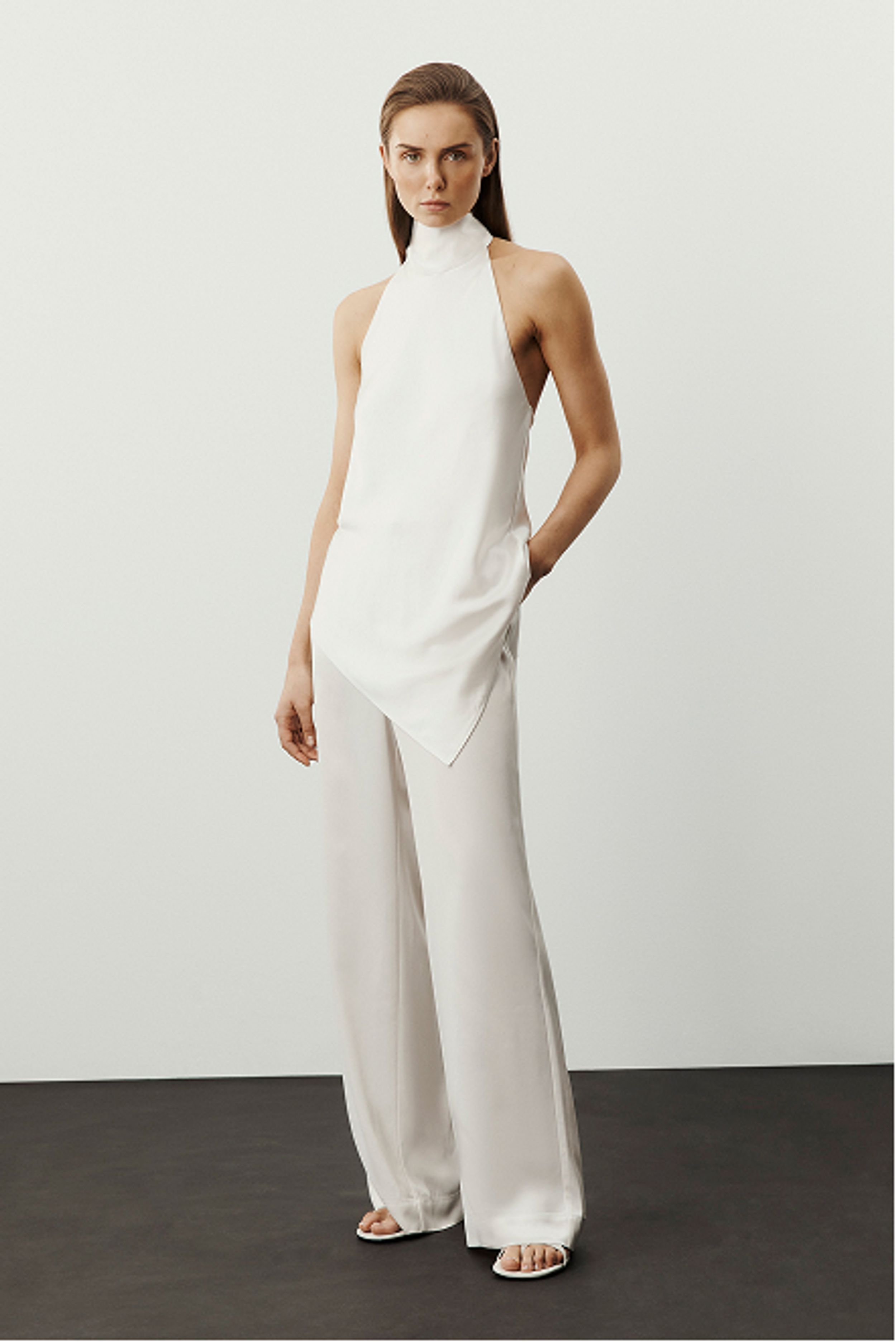 Linen Sleeveless Maxi Dress