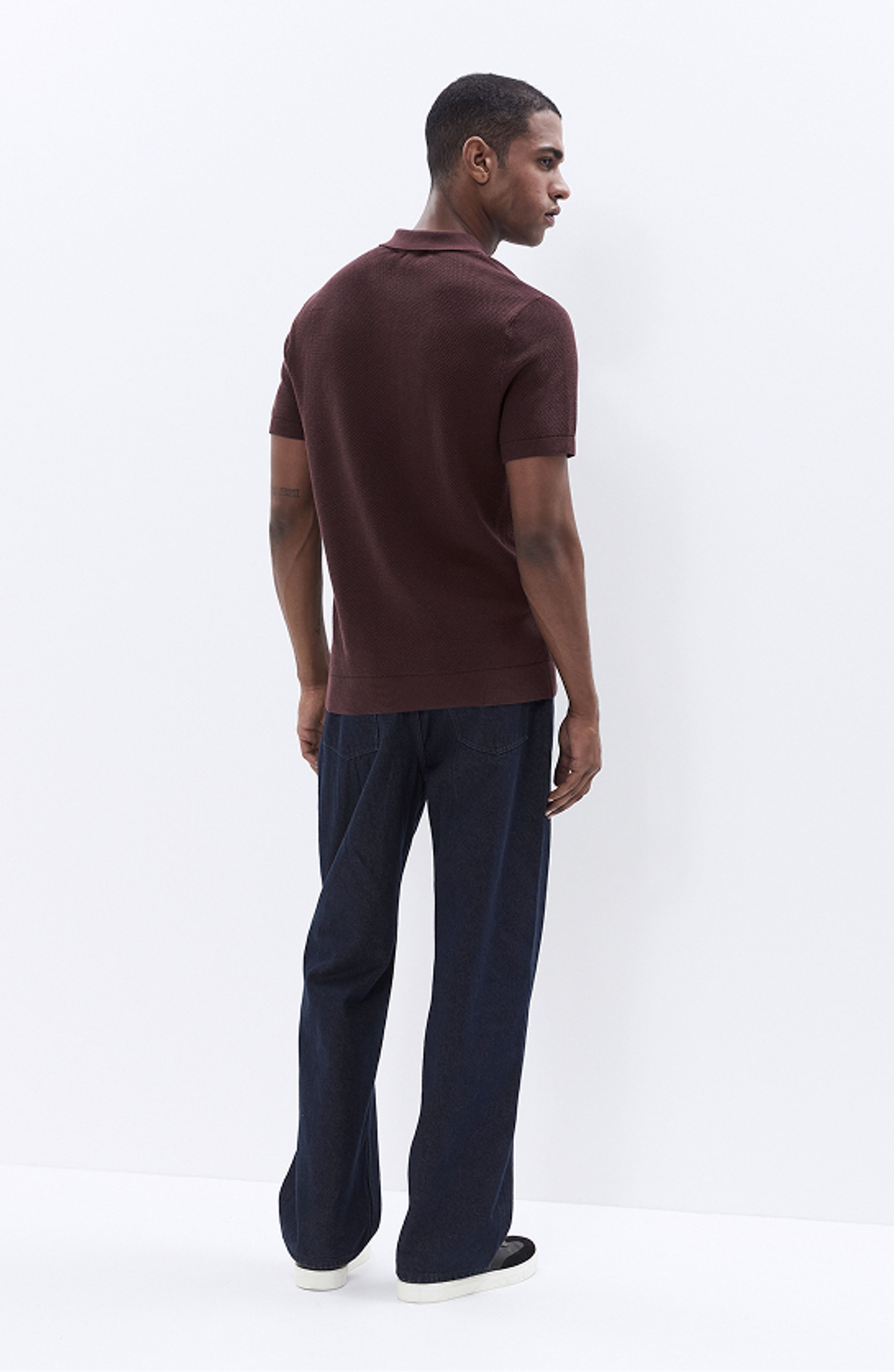 Zip Knit Polo