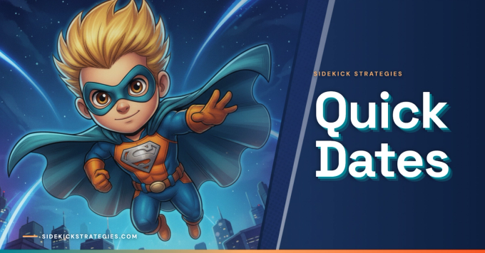 Dashboard Date Quick Filter Redesign