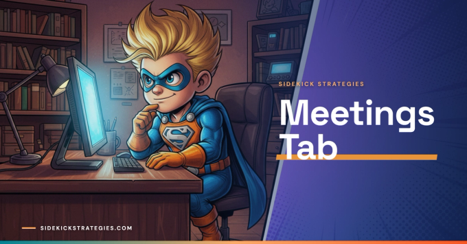 Meetings Calendar in the HubSpot Main Navigation