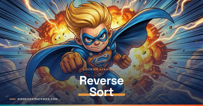 Reverse Sort on the Activity Timeline