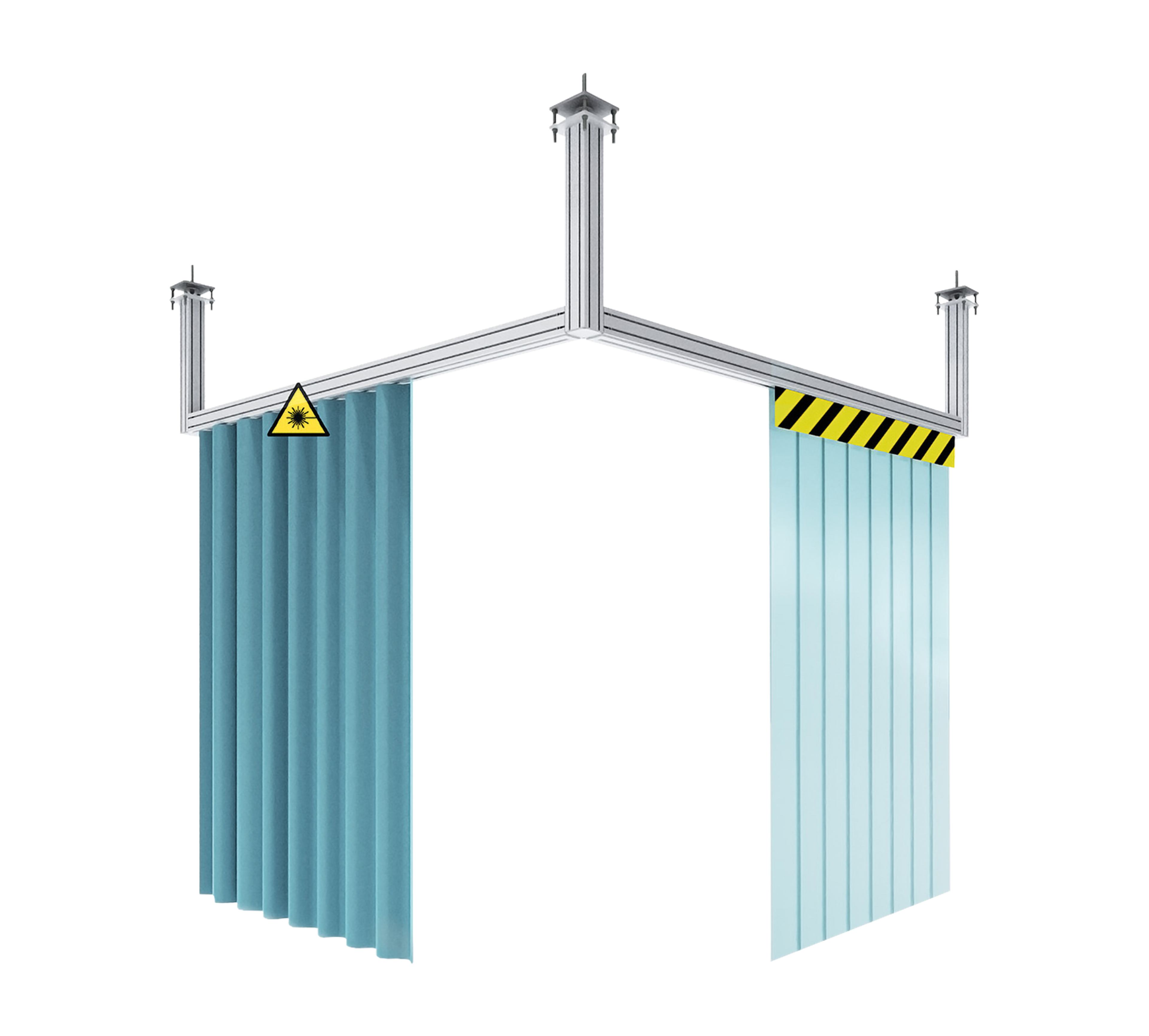 Frontschieber, Vorhang und Laserschutzsysteme