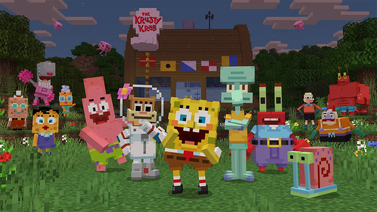 Minecraft Heads to Bikini Bottom With New SpongeBob Add-On