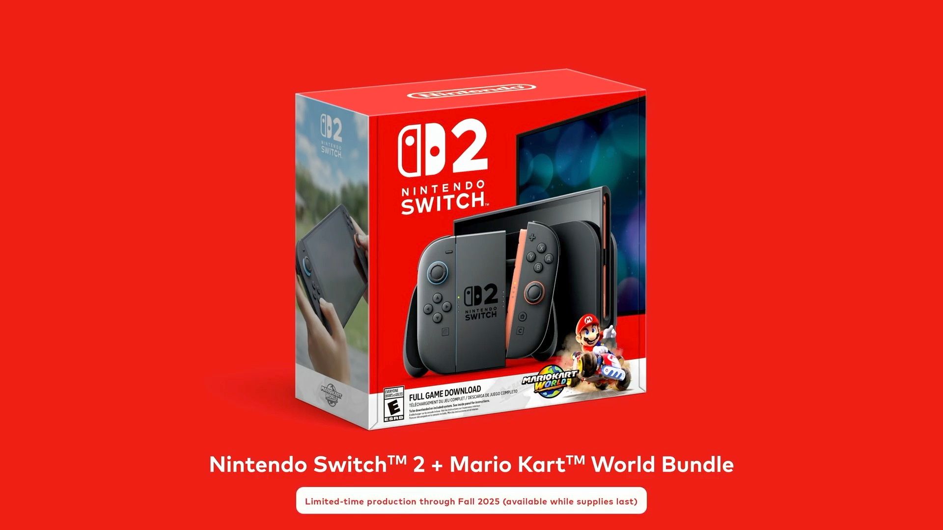 The Mario Kart World Switch 2 Bundle Will Only Be Available for a