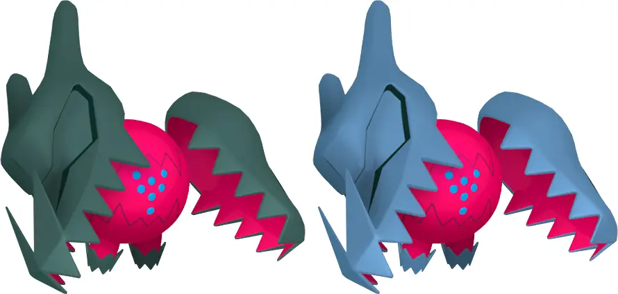 Normal and Shiny Regidrago