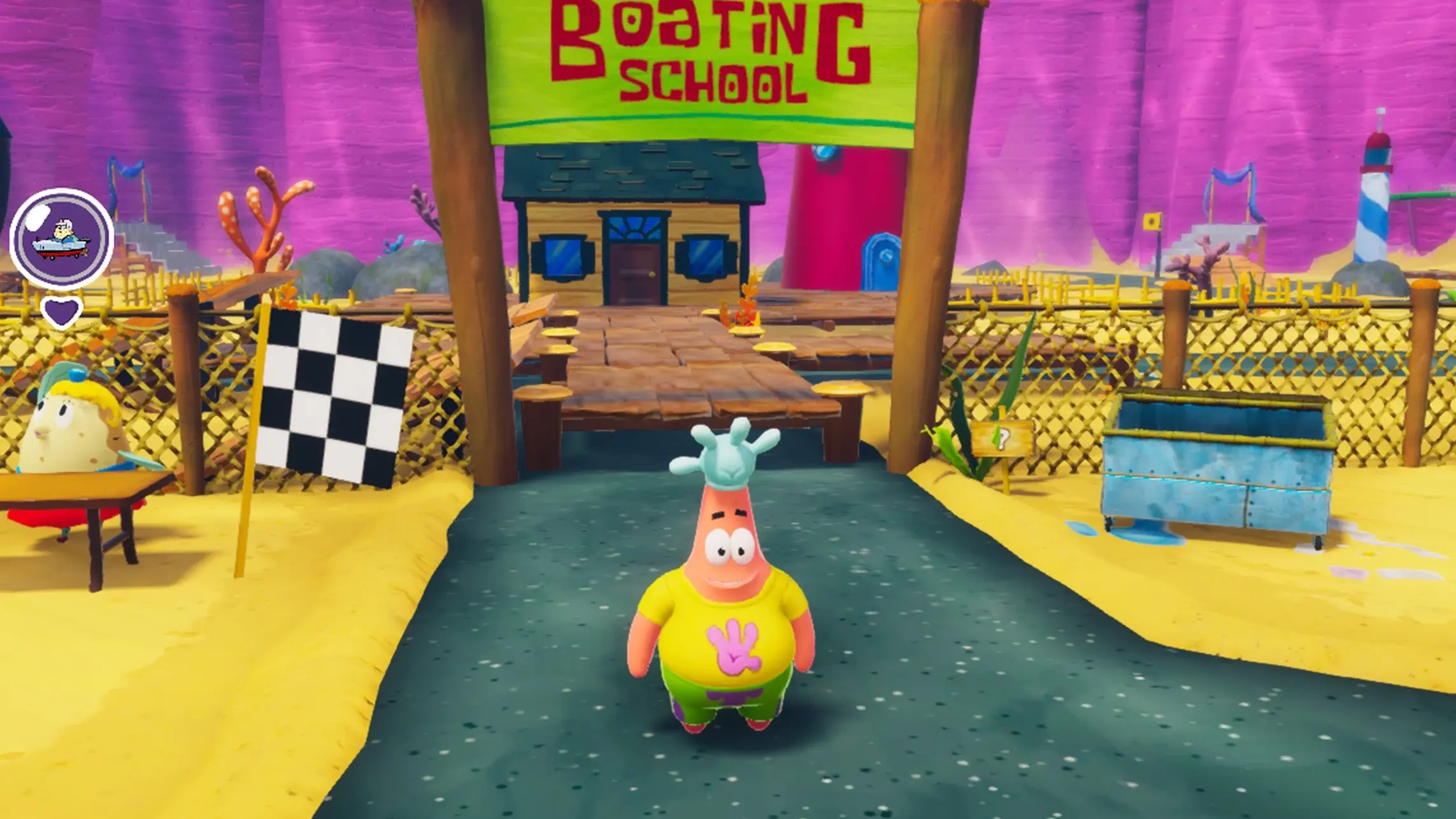 The Patrick Star Game Mrs. Puff’s Boating School Mayo Locations