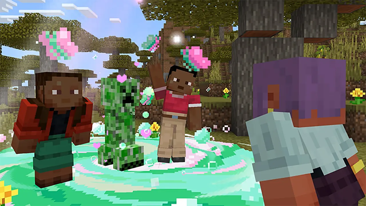 Minecraft Embraces Self-Care With New Lush Bath Bomb Add-On