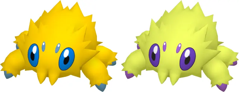 Normal and Shiny Joltik