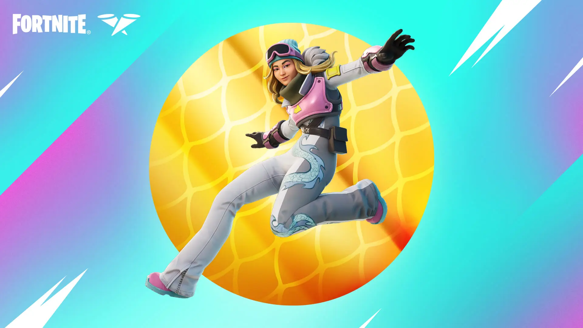 Fortnite Icon Series incarnation of american olympic snowboarder Chloe Kim