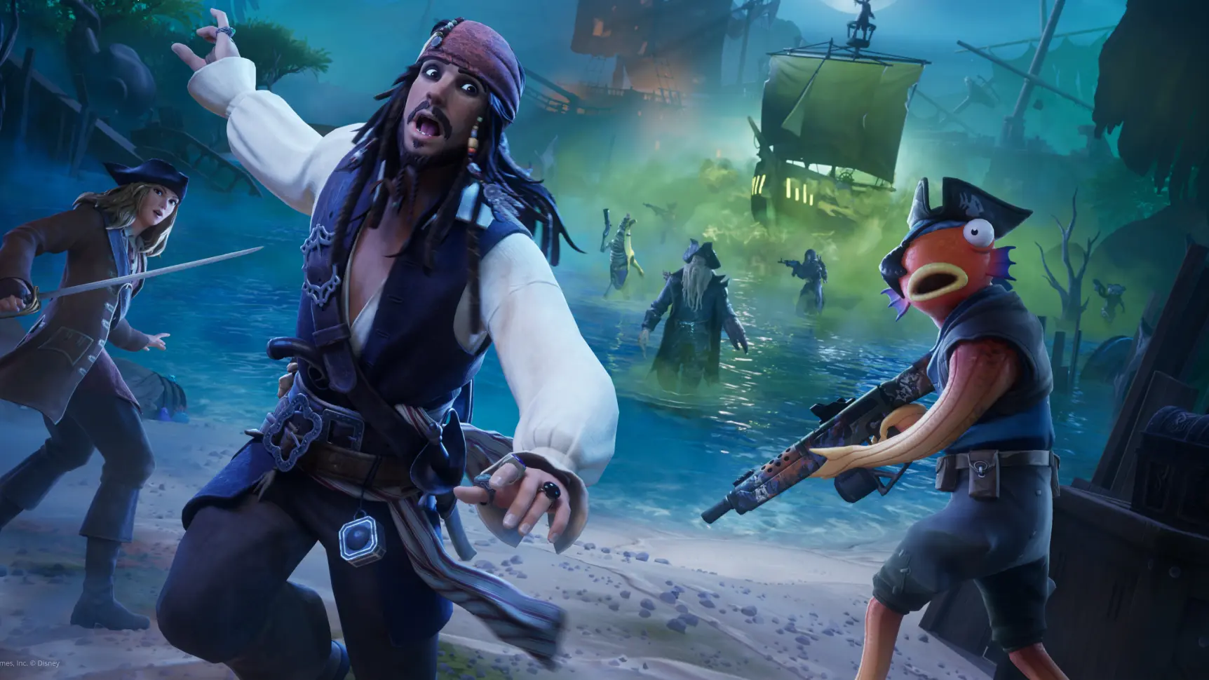 Fortnite Cursed Sails Update Brings Disney’s Pirates of the Caribbean to Battle Royale