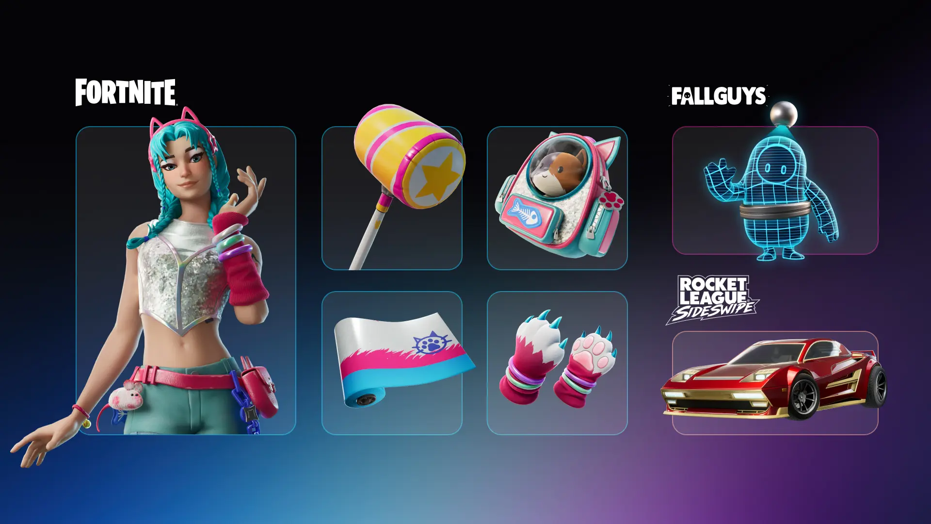 Fortnite rewards to celebrate Epic Games Store launching on mobile, including Fall Guys themed pickaxe