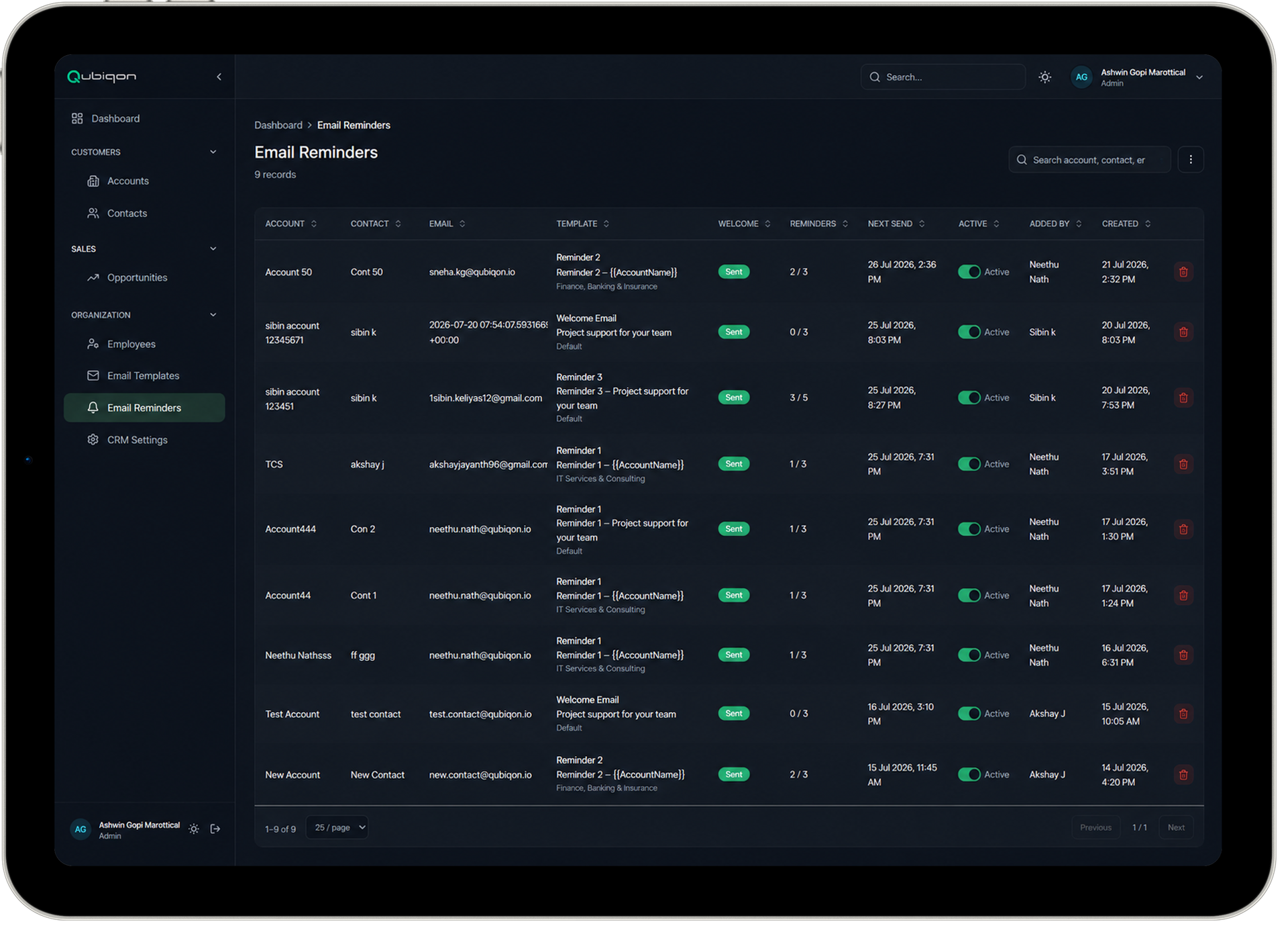 Organize Activities and Follow-Ups in One Place