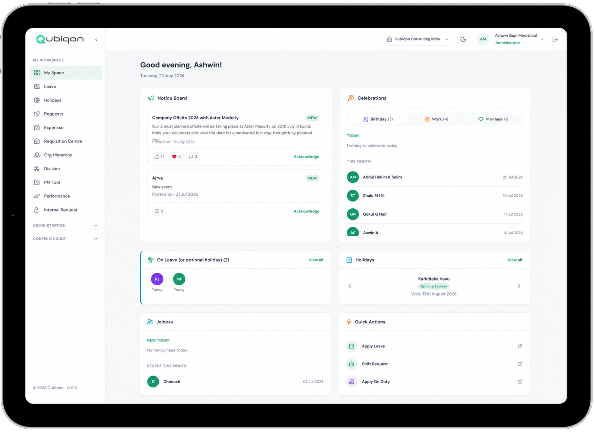Centralized Workforce Records