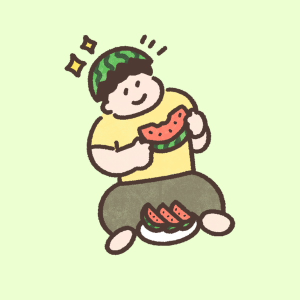 와 수박 진짜 맛있다!🍉