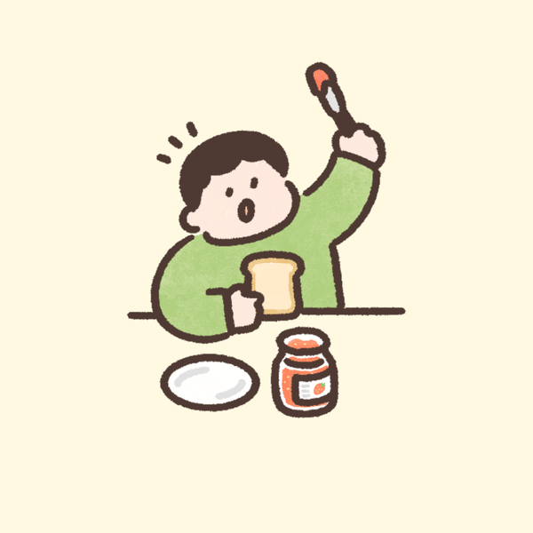 호오 이 딸기잼 맛있네?!🍓🍞😋✨