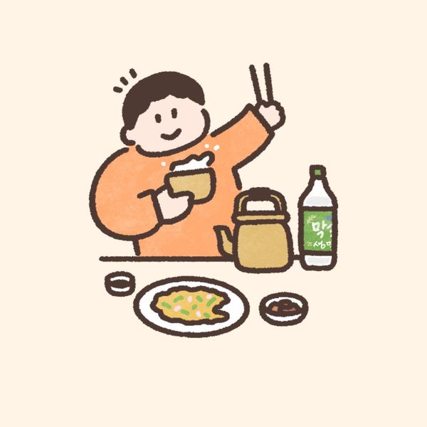 비오는 날에는 막걸리와 파전!