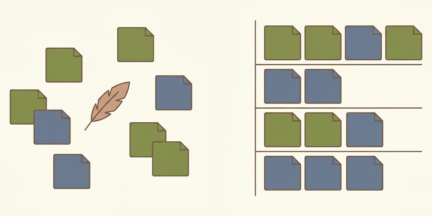 Draft assembly, not just curation
