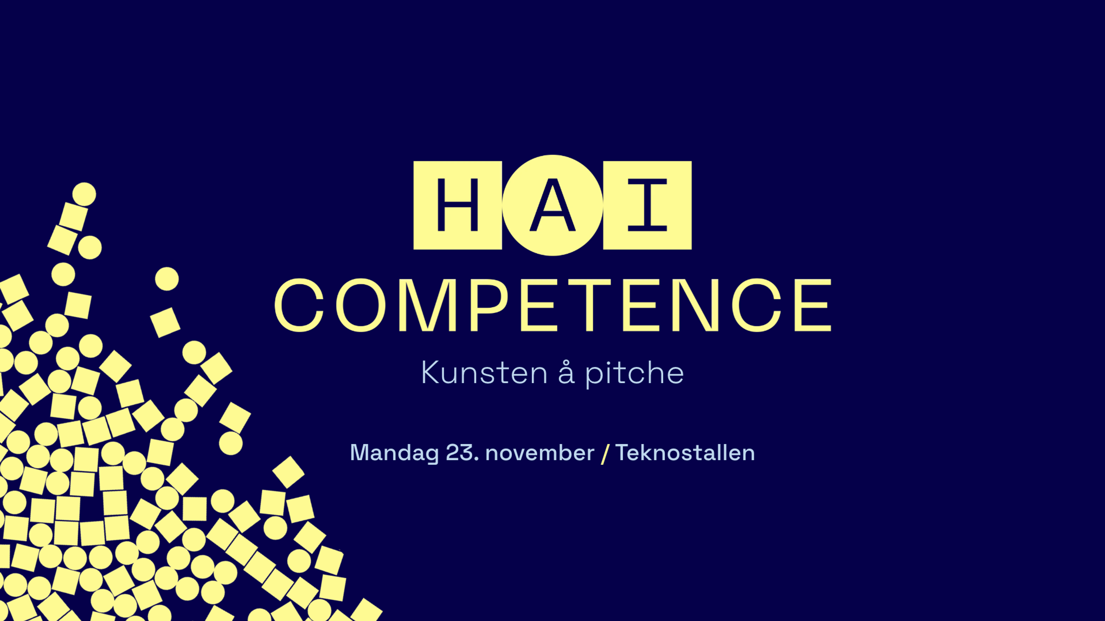 HAI Competence: Kunsten å pitche