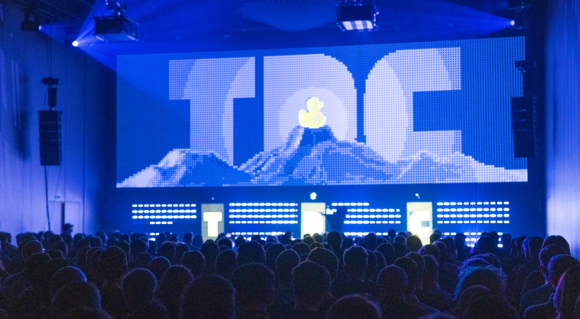 Conference stage during TDC conference