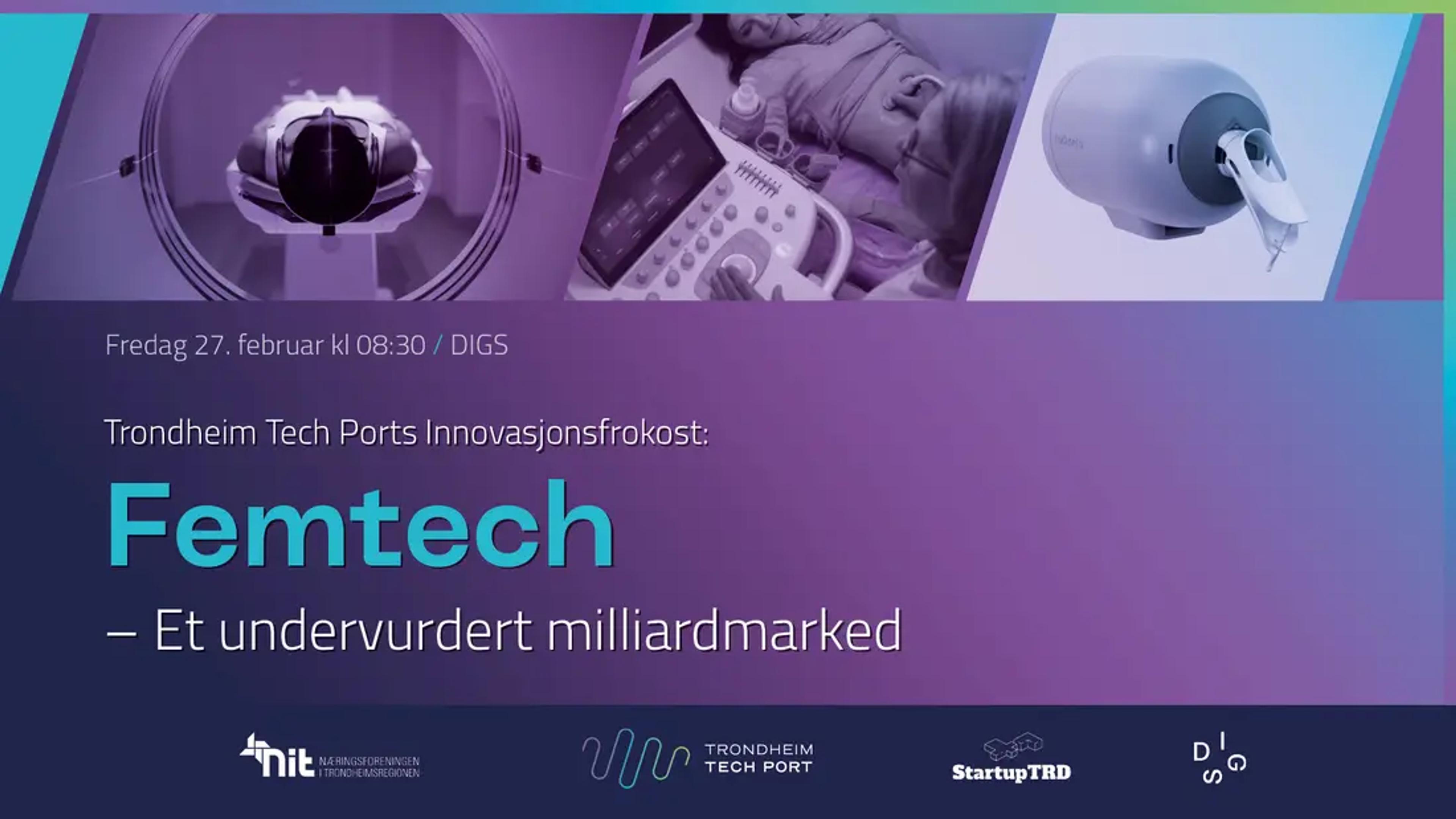 Innovasjonsfrokost: Femtech - et undervurdert milliardmarket