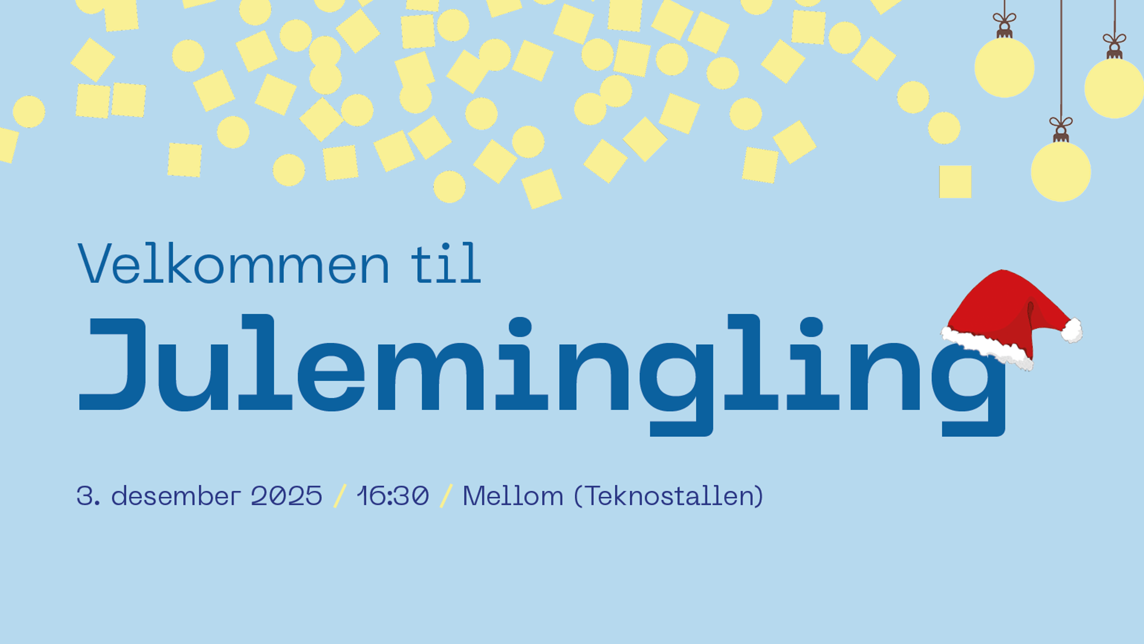 Velkommen til julemingling!