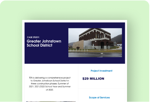 Greater Johnstown School District Case Study